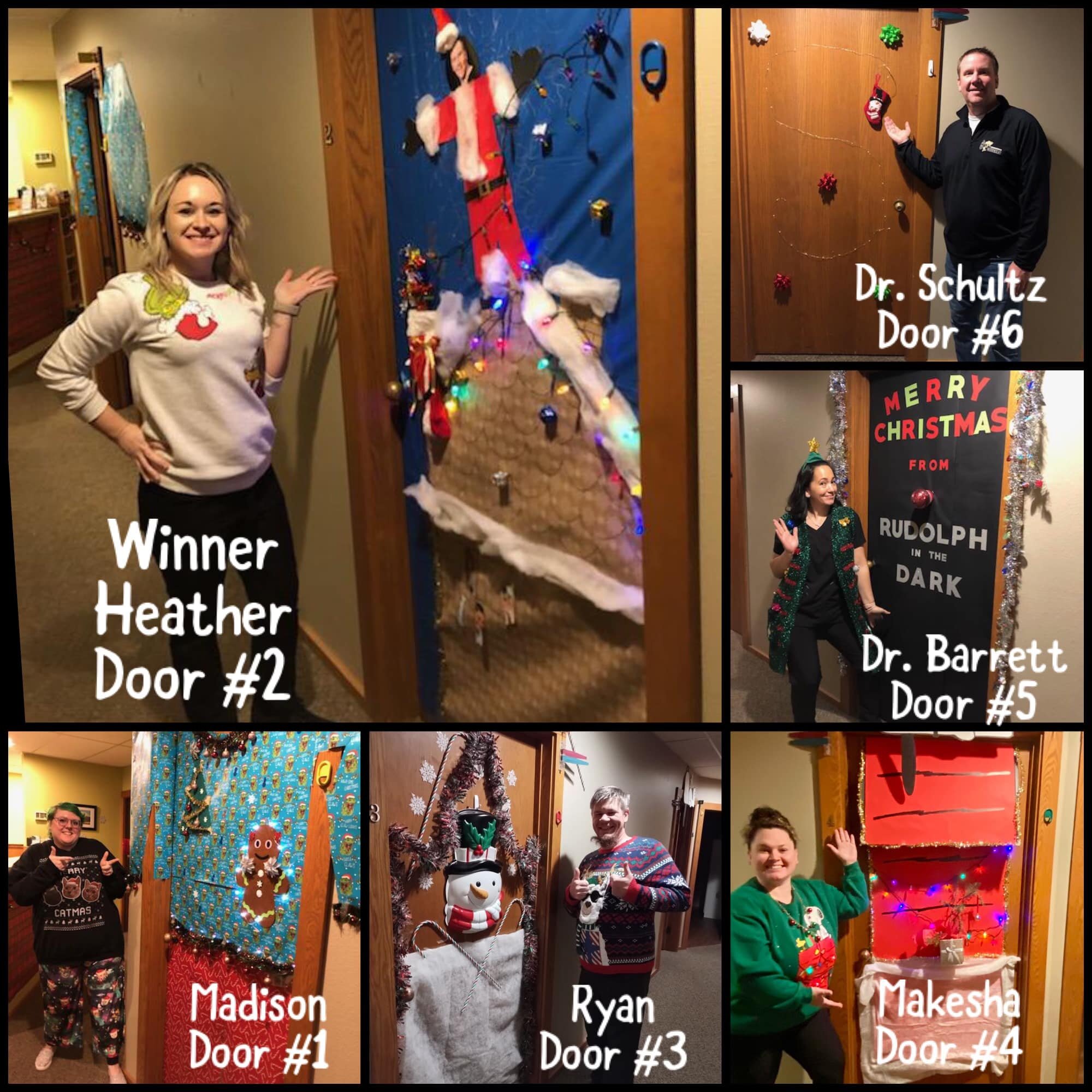 Congratulations, Heather! 🥇 
Your door was the voters choice and has secured the prestigious first place position. Thank you to everyone who participated, we understand that it must have been a tough choice. Heather, enjoy your well-deserved victory