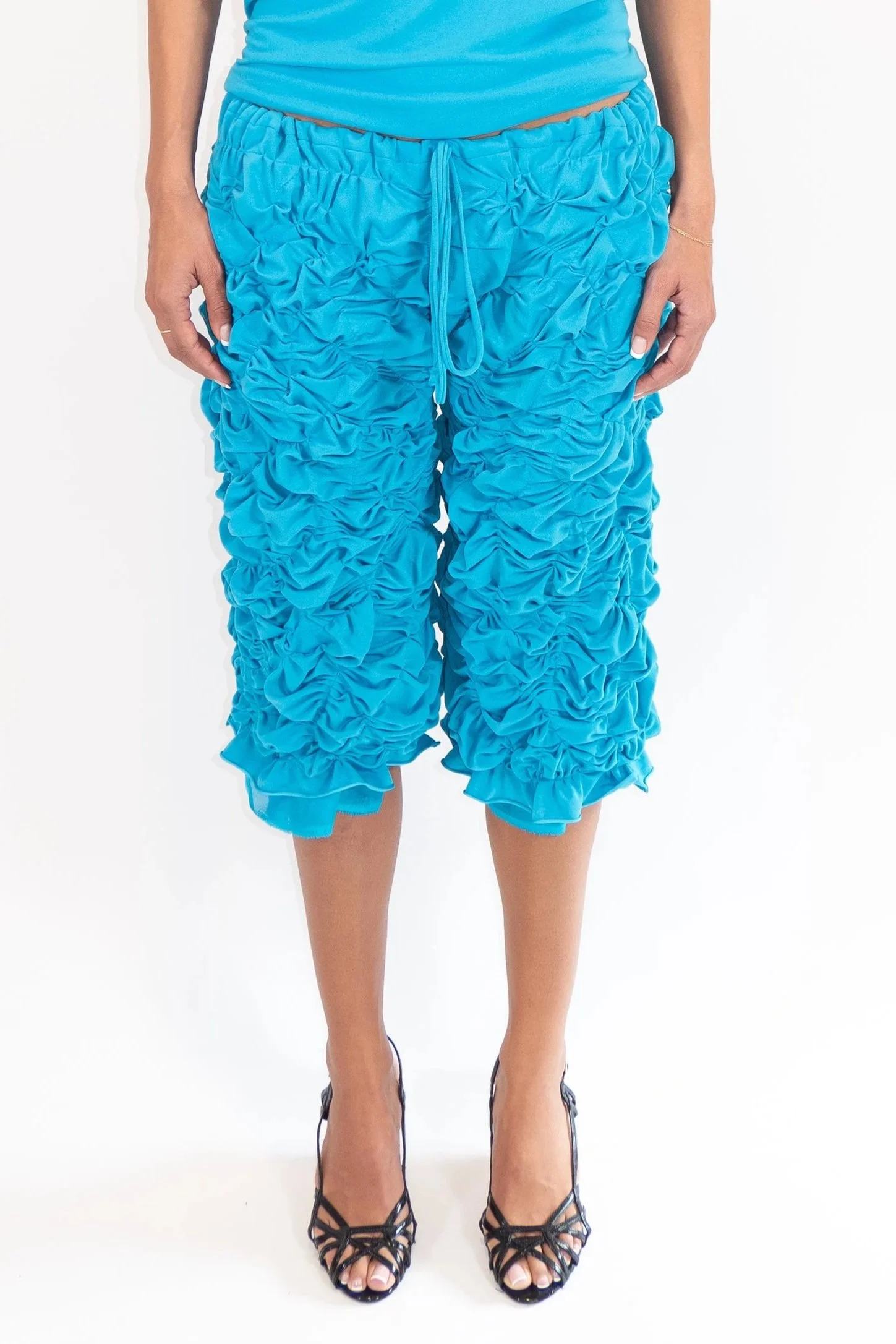 CAPRI PANTS - TURQUOISE