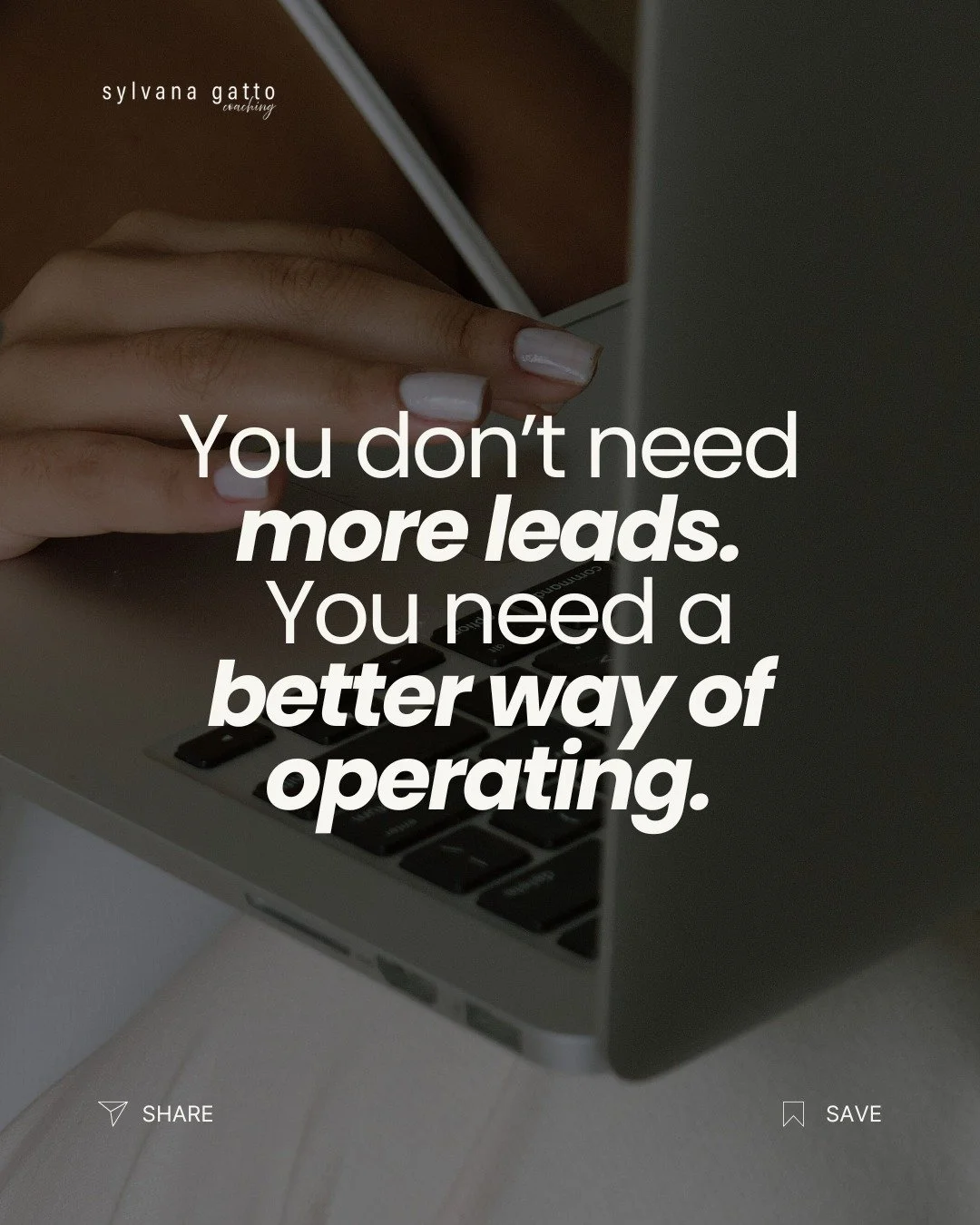 At some point, more activity stops being the answer.

As a sales director, I&rsquo;ve said it myself: &ldquo;Sales is a numbers game.&rdquo;

And it is, but it&rsquo;s not that simple.

Entrepreneurs and executives understand the difference between w