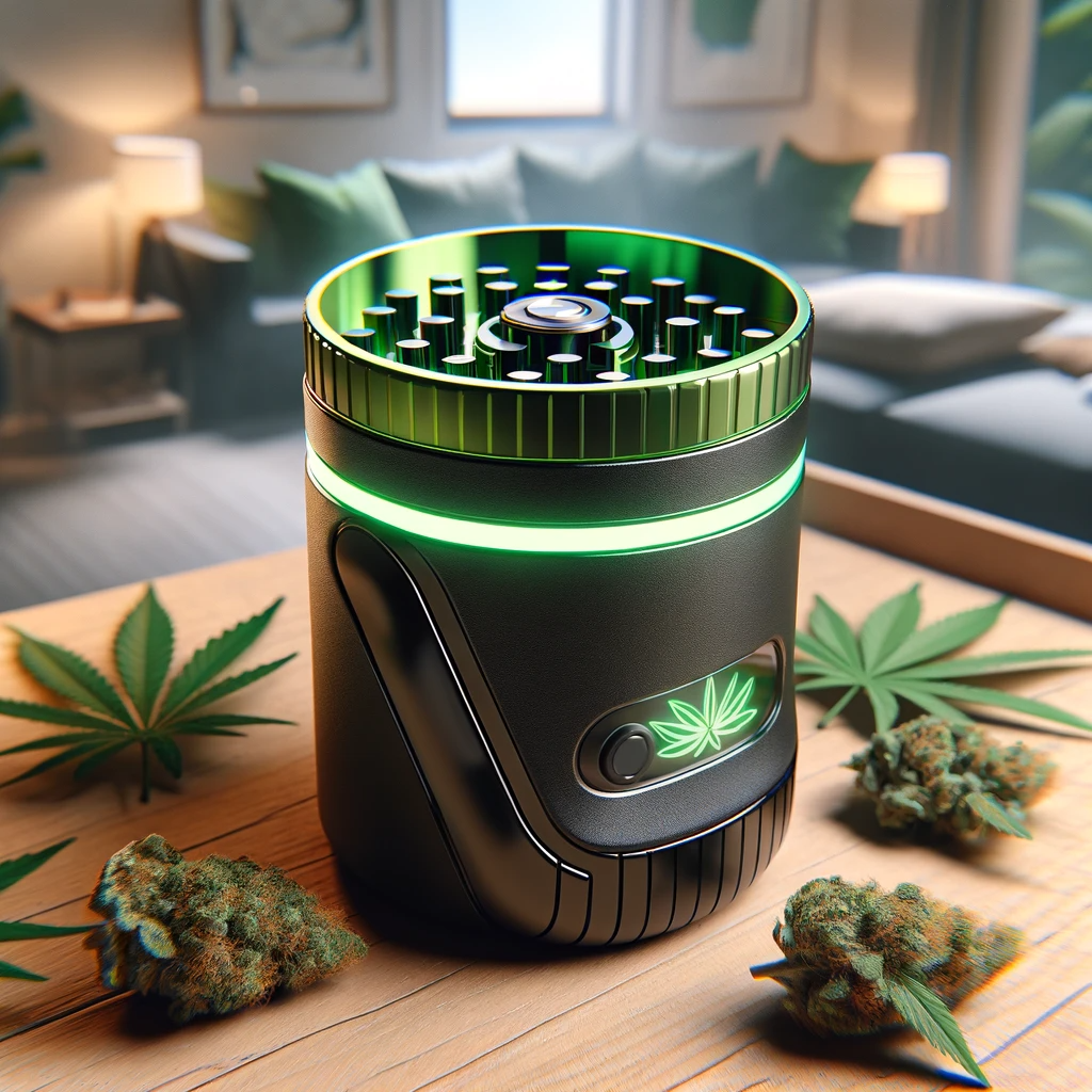 Electric Herb Grinder, 6 Blades Updated Spice Grinder, Rechargeable  Electric Grinder with 2 x 1.7oz/50ml Herb Jars and a Mini Shovel