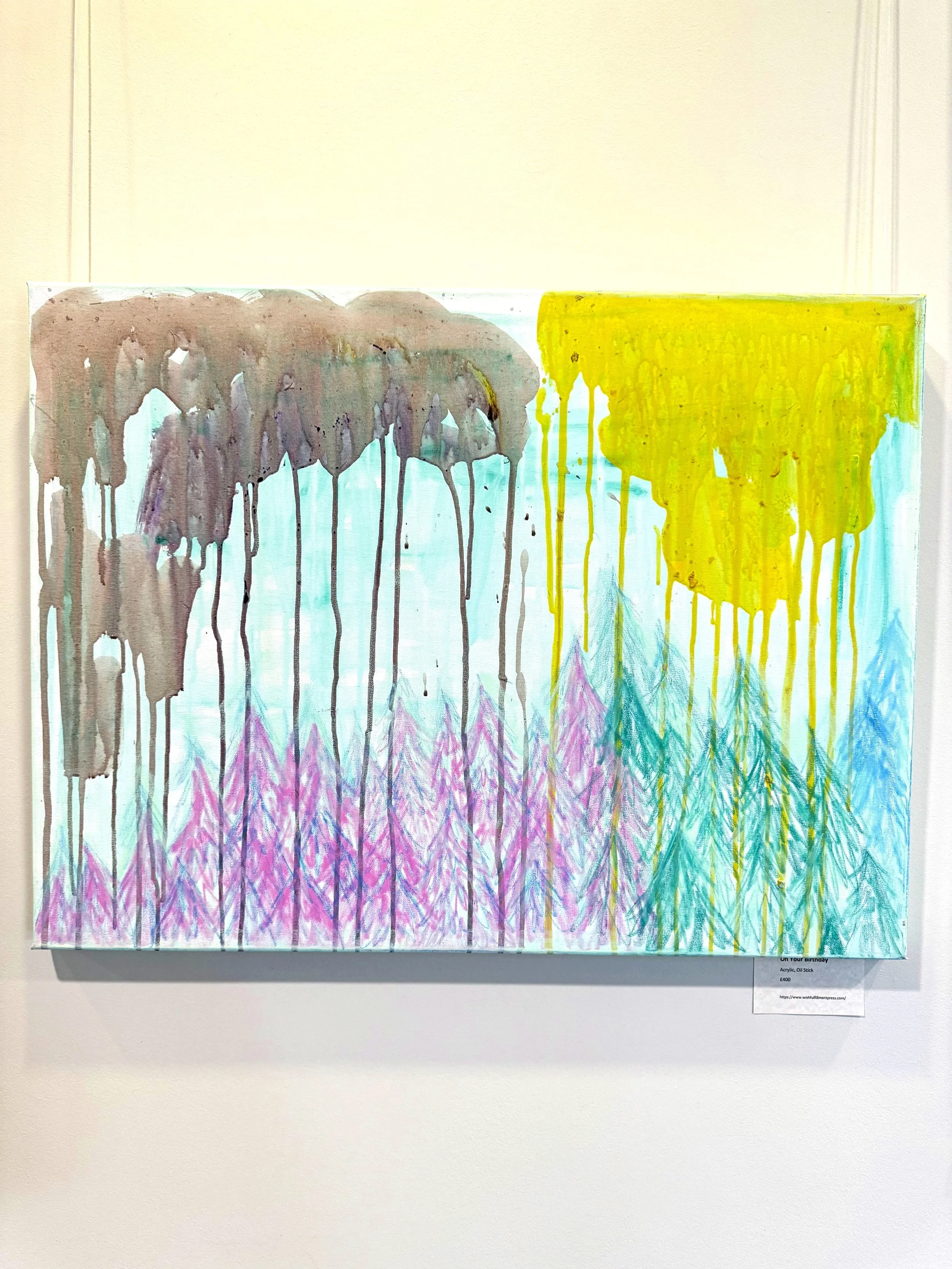 On Your Birthday | 24”x18” | Original Canvas