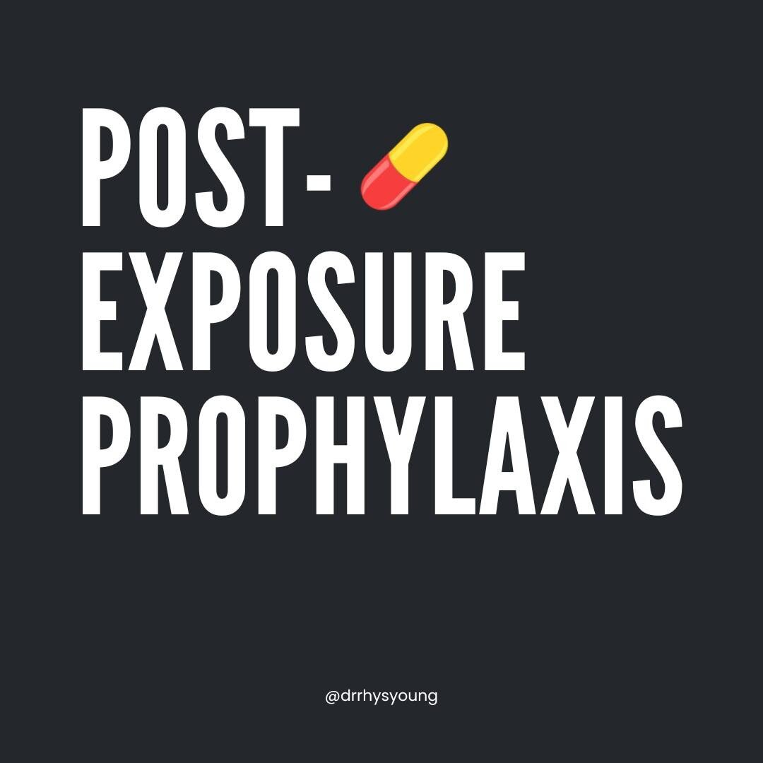Post-exposure prophylaxis 💊

This is a medication that you take AFTER a potentially high risk exposure to HIV. It's important to start it ASAP, within 24-72 hours after exposure. 

PEP is available from most Emergency Departments in public hospitals