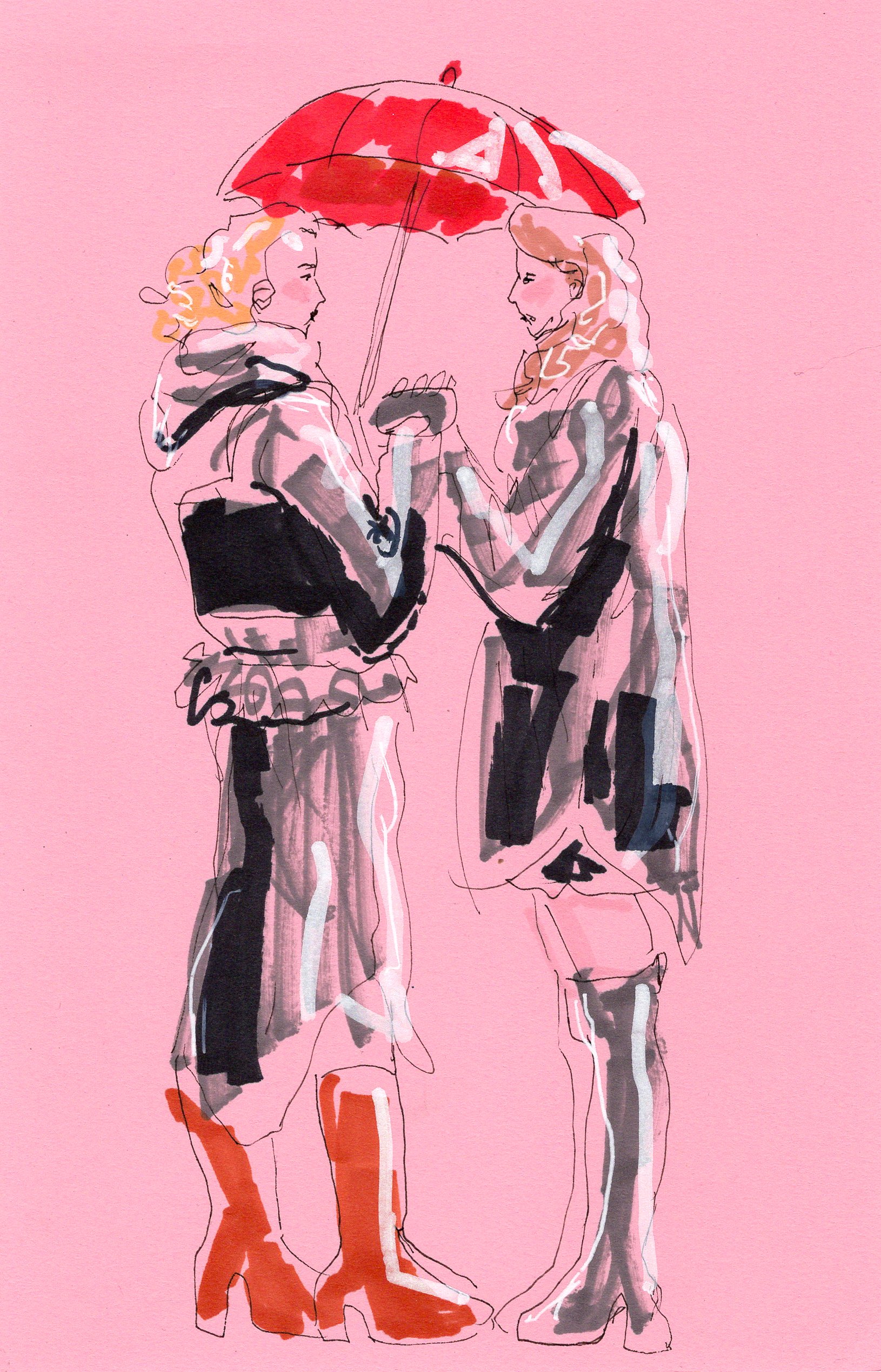 Vancouver Fashion Week - fashion illustration street style 