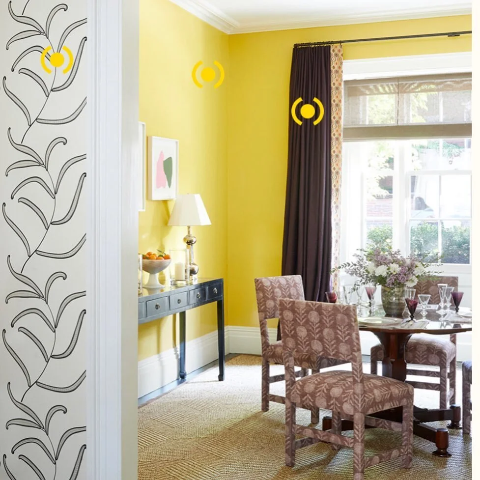 #roomswelove with @schumacher1889 using @backdrop paint in #pablohoney and a Lange Glazed Linen Fabric in #espresso designed by Room designed by Timothy Wheaton 📸: Melanie Acevedo | All available by custom order at The Preppy Gangstas  Atelier.  #fs