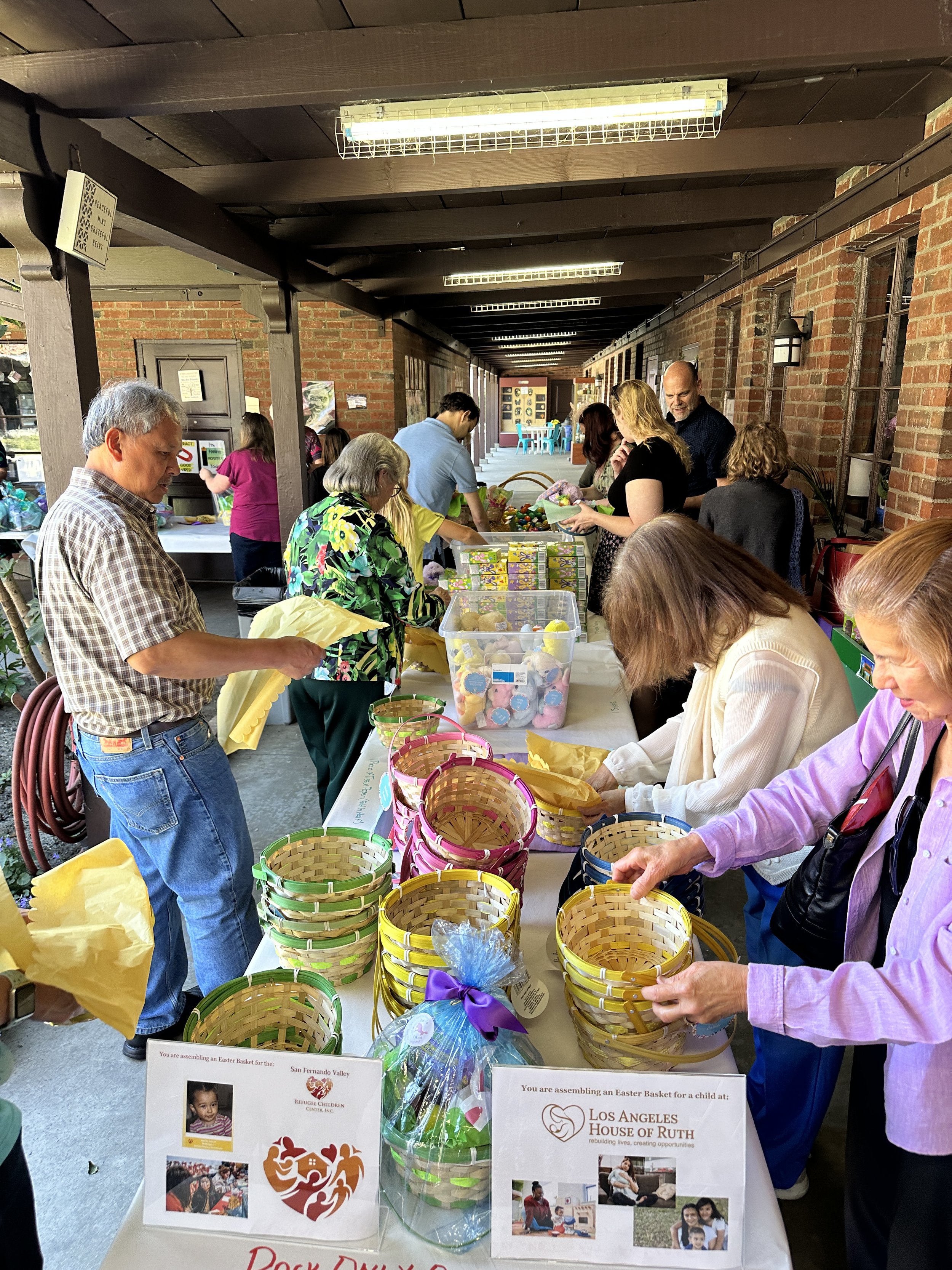 Palm Sunday Basket Assembly