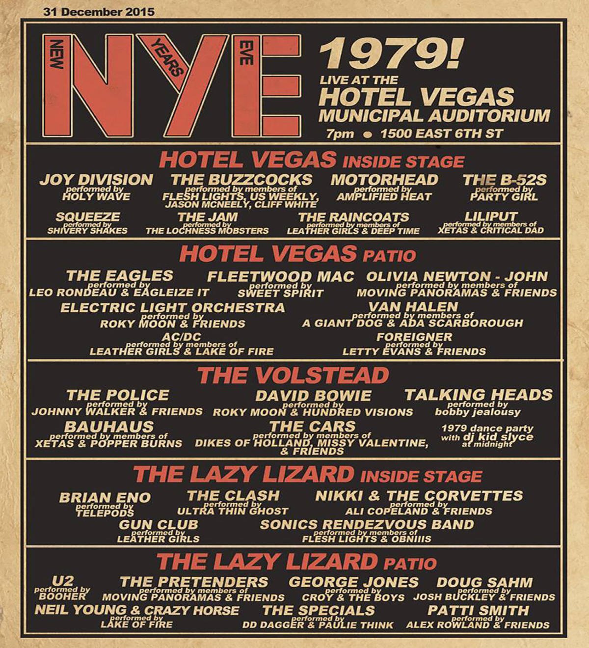 NYE1979! feat. Tinnarose as Fleetwood Mac