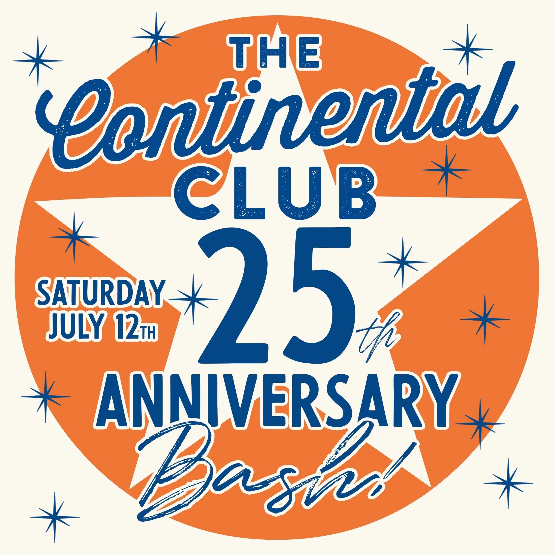 Continental Club 25th Anniversary Bash! (HOUSTON TX)