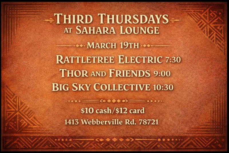 Thor &amp; Friends at Sahara Lounge (AUSTIN TX)