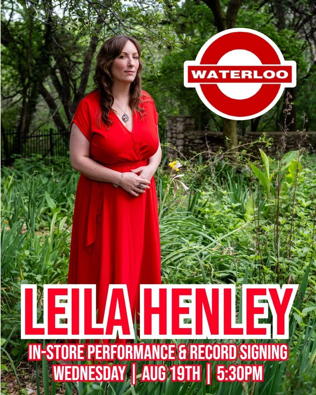 Leila Henley album release in-store at Waterloo (AUSTIN TX)