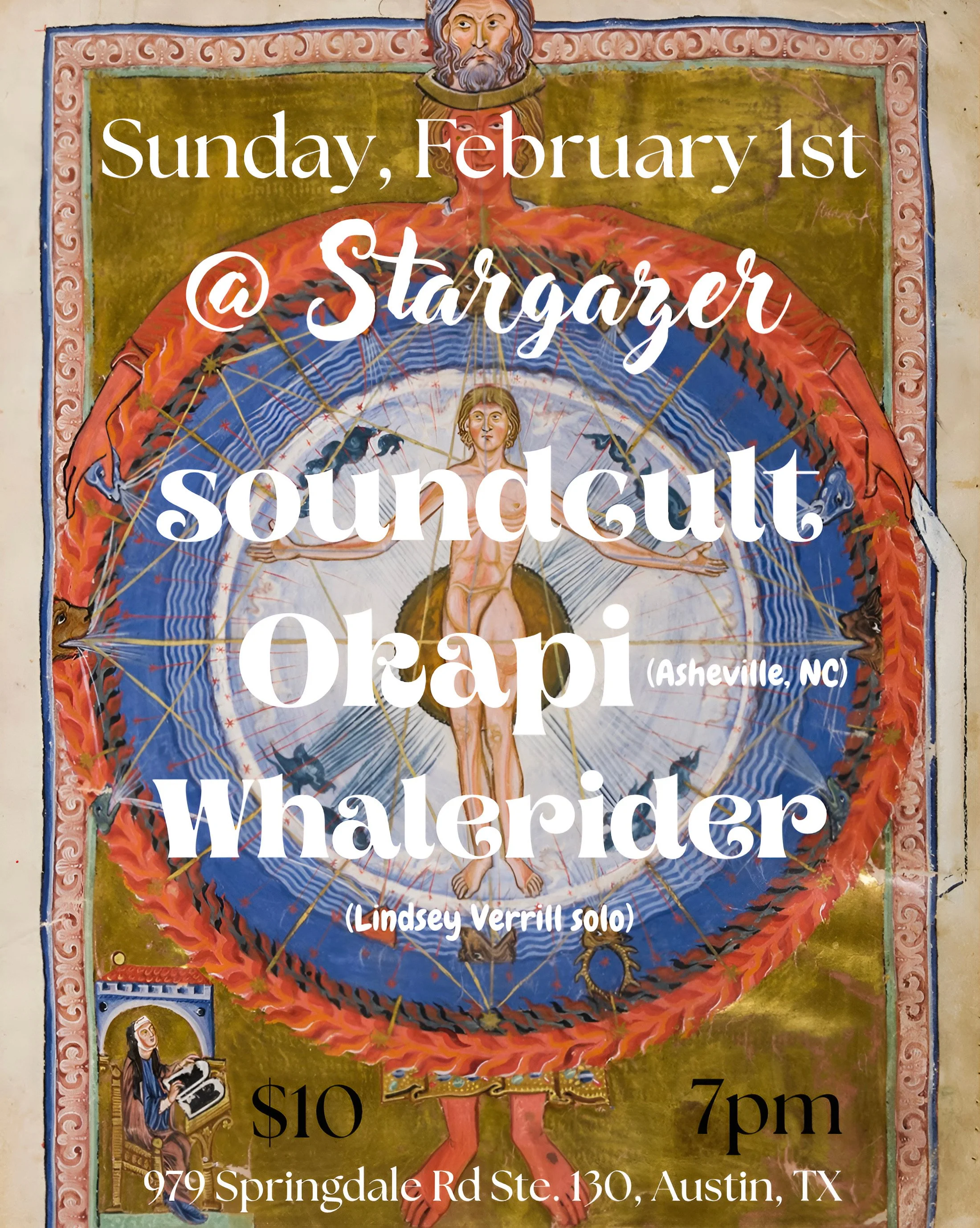 Stargazer presents soundcult w/Okapi and Whalerider (AUSTIN TX)