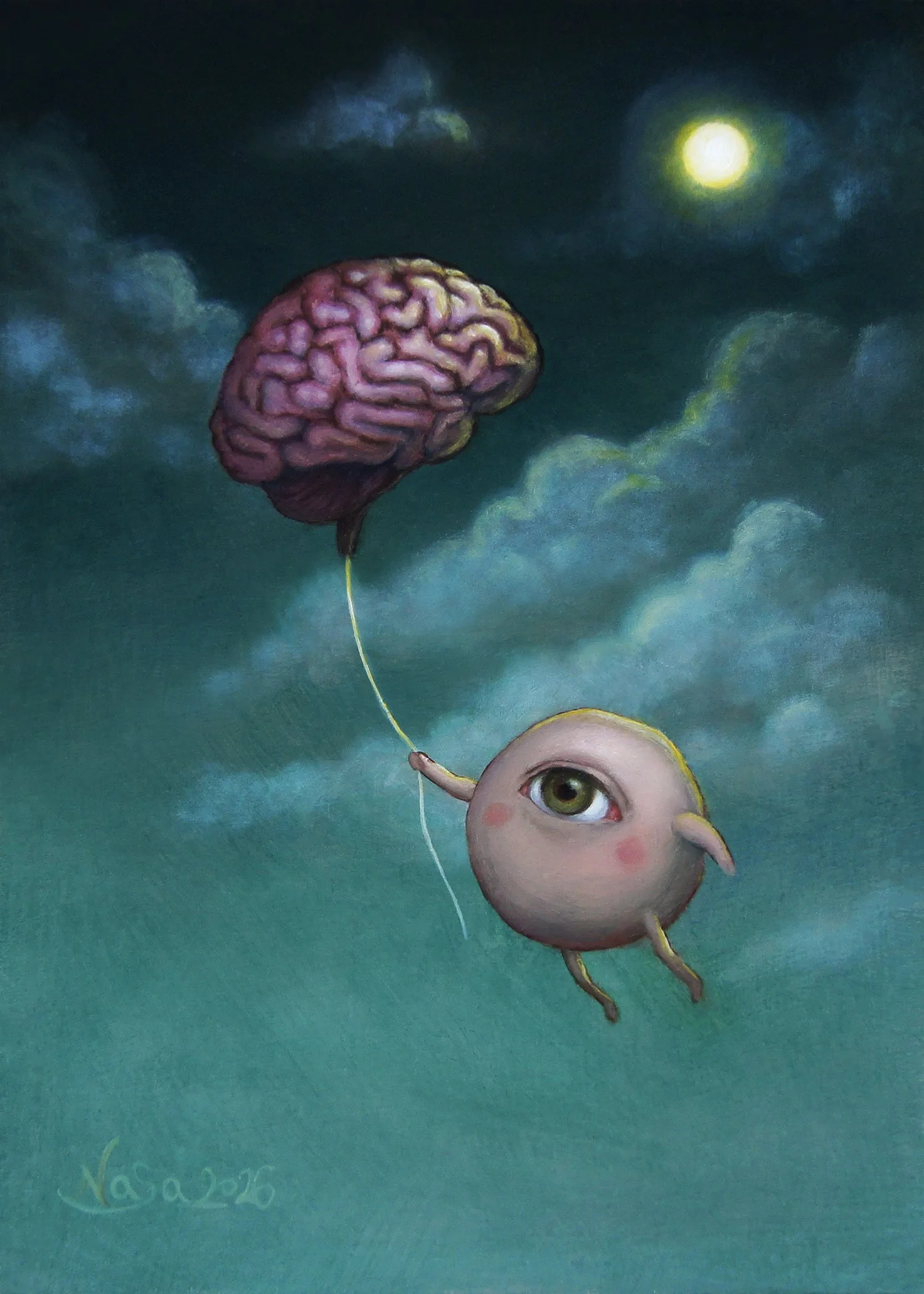 "Thinking of you"
5"x7"
oil on board
2026