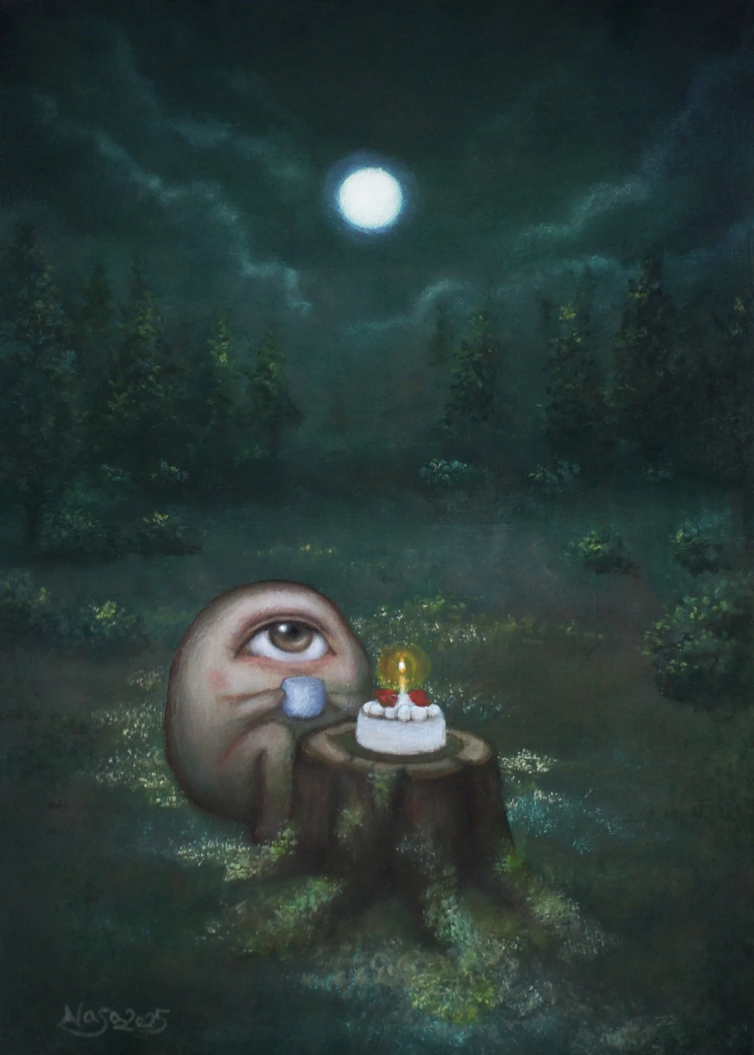 "Happy Birthday to me"
5"x7"
oil on board
2025