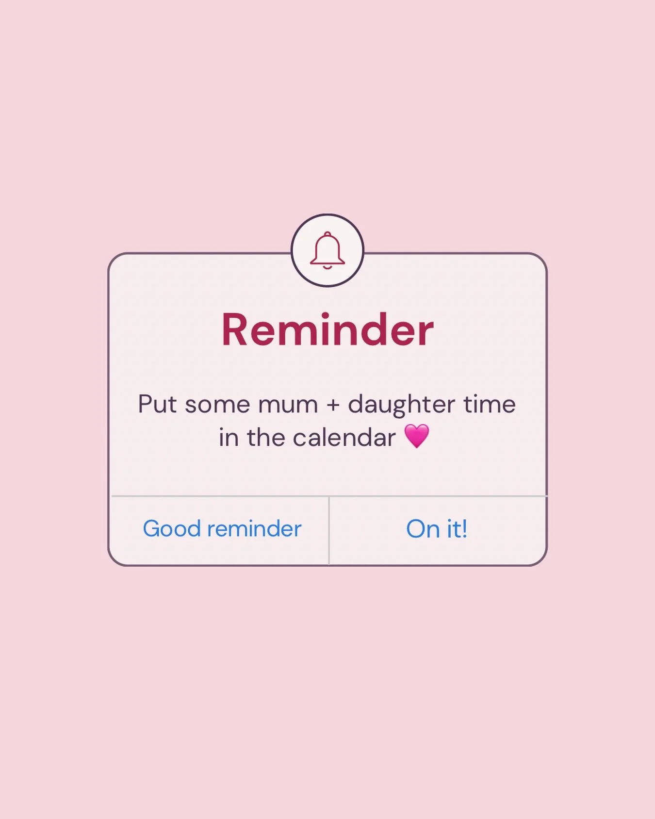 I know I bang on about mother + daughter time not needing to be a big thing.

It can literally be sitting on her bedroom floor, going for a walk, making something together&hellip; just finding a bit of time for you and her&hellip;..But sometimes it c