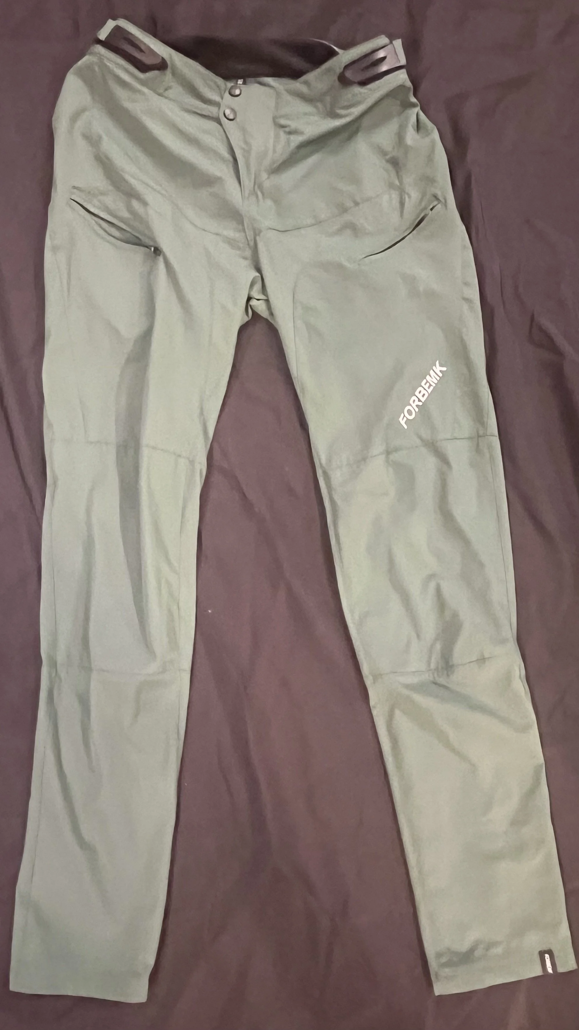 FORBEMK Pantalon De Cyclisme Enfant - VTT Long Léger Respirant Imperméable