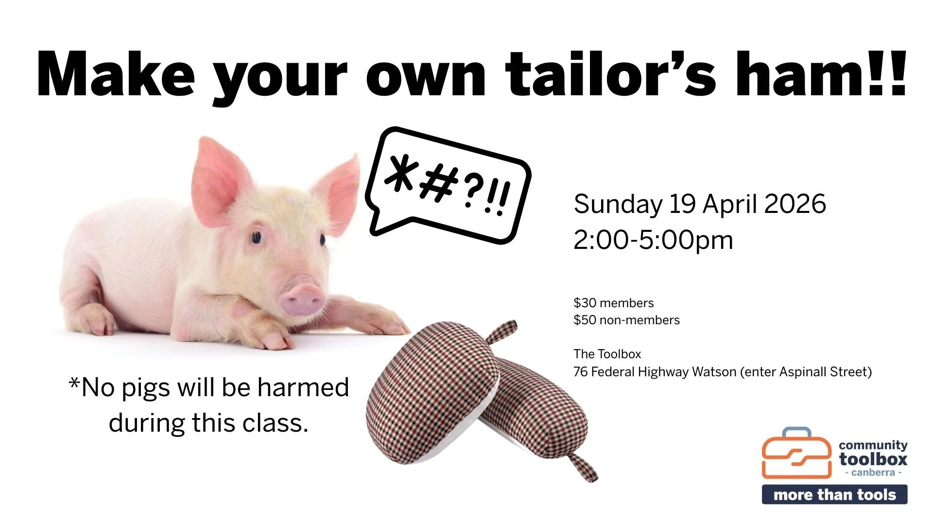 Make a tailor's ham