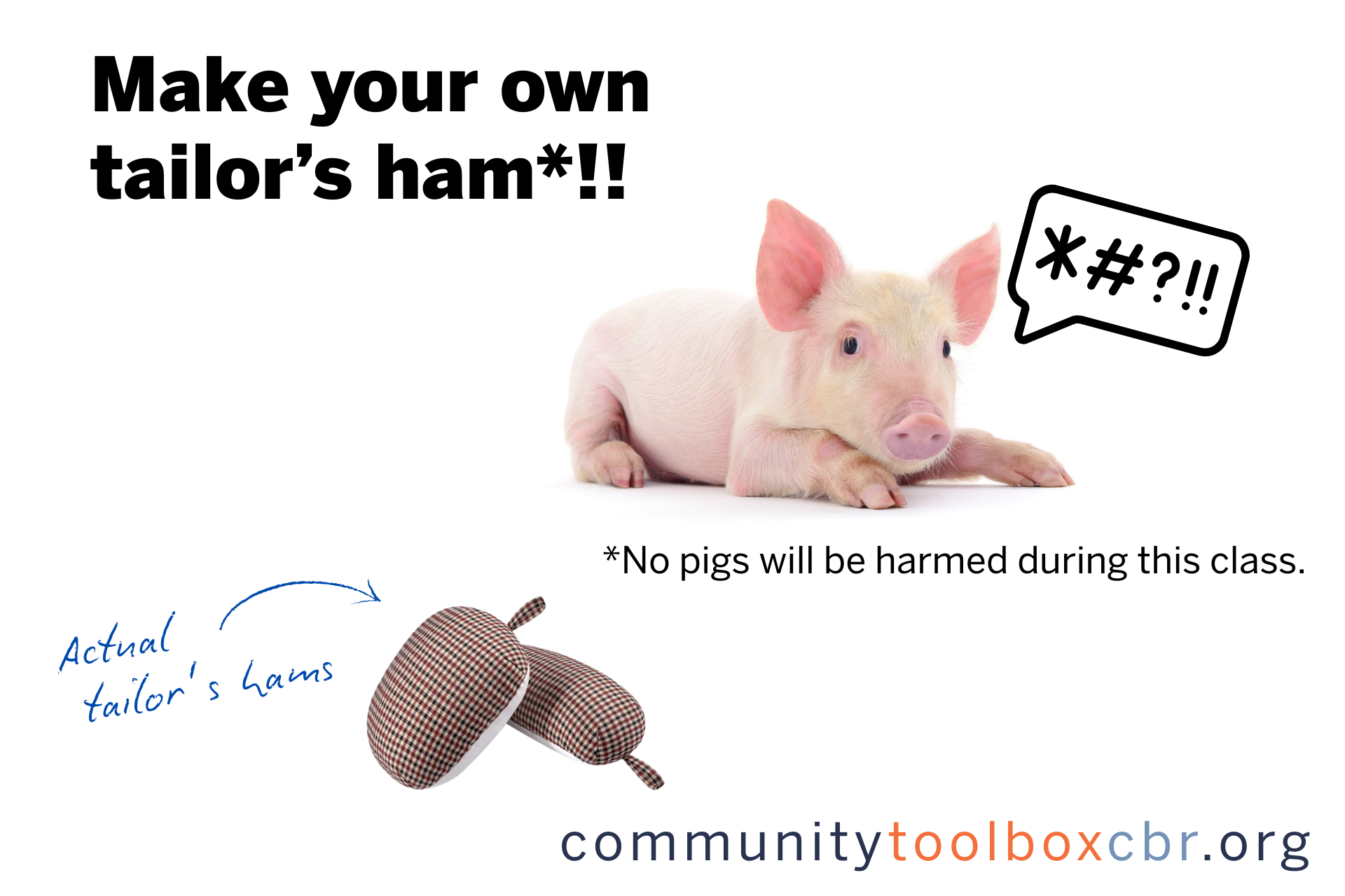 Class: Learn to make a tailor's ham