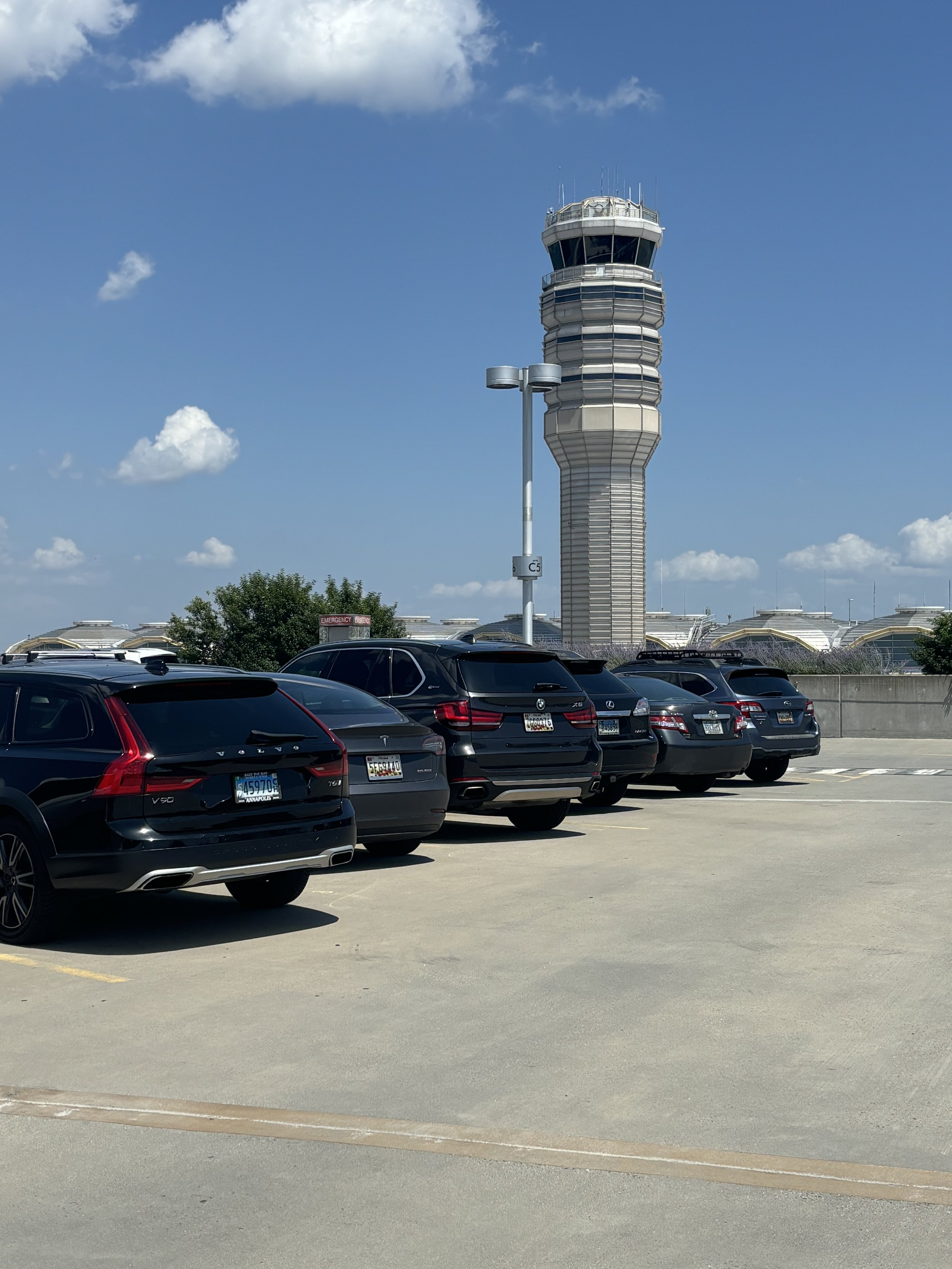THE AIRPORT CONTROL TOWER IS RIGHT NEXT TO THE CAR PARK ROOF AREA. THE TRAIN TRACK IS ALSO VERY CLOSE. SOMEONE IN THE TOWER WITH A POWERFUL CAMERA (NIKON P1000) COULD ZOOM INTO VIRTUALLY ANY COMMUNICATION ON A PIECE OF PAPER