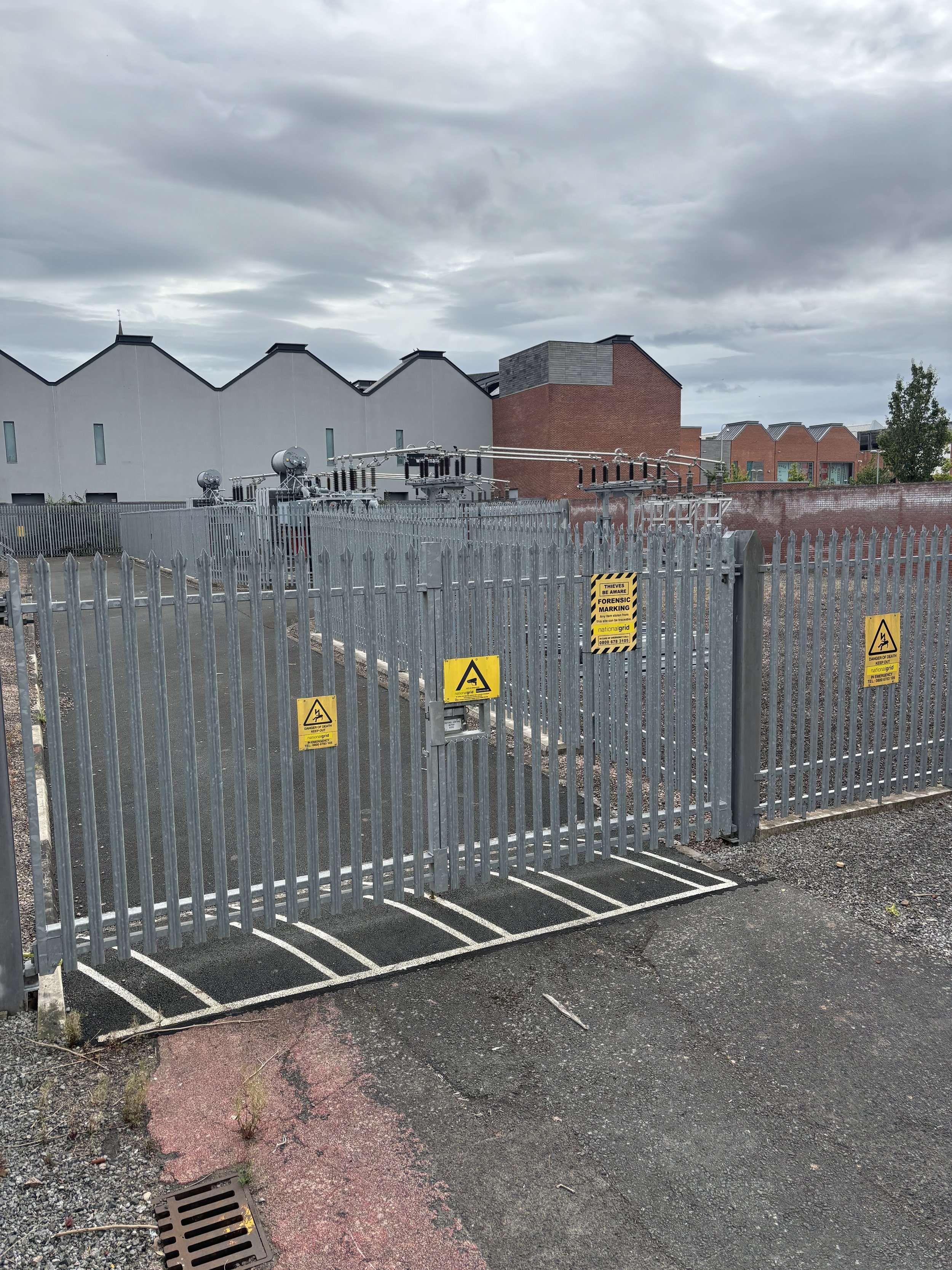 A CLOSE-UP VIEW OF THE ELECTRIFICATION FACILITY AREA AT THE BACK OF WAGAMAMAS