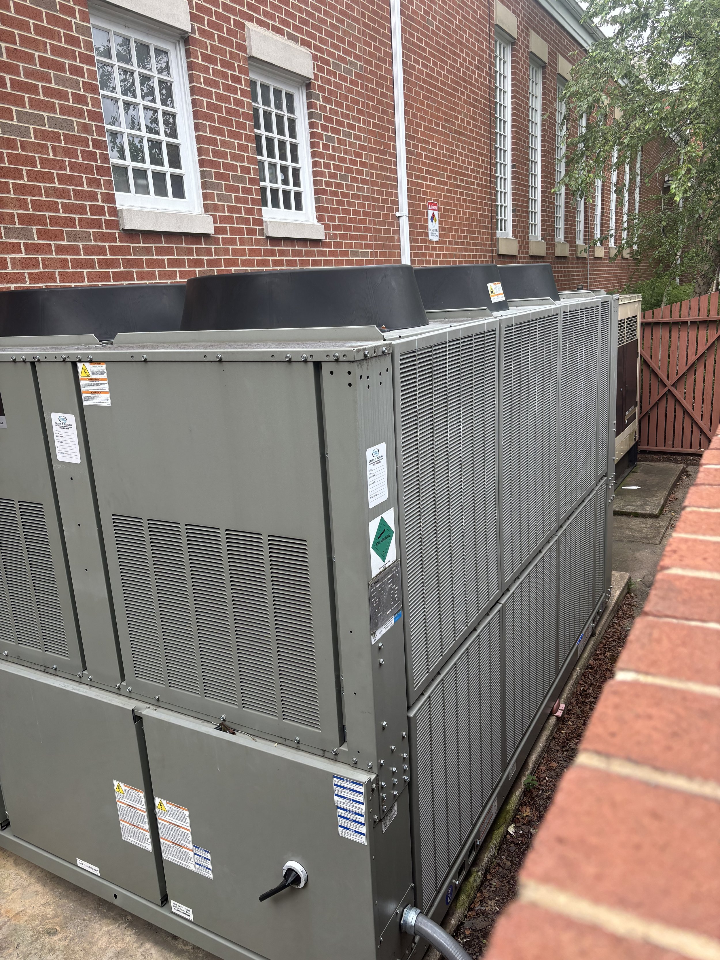 ALFRED STREET CHURCH: A LARGE NUMBER OF HEATER / CHILLERS AS PART OF THE AQUAMATION PROCESS