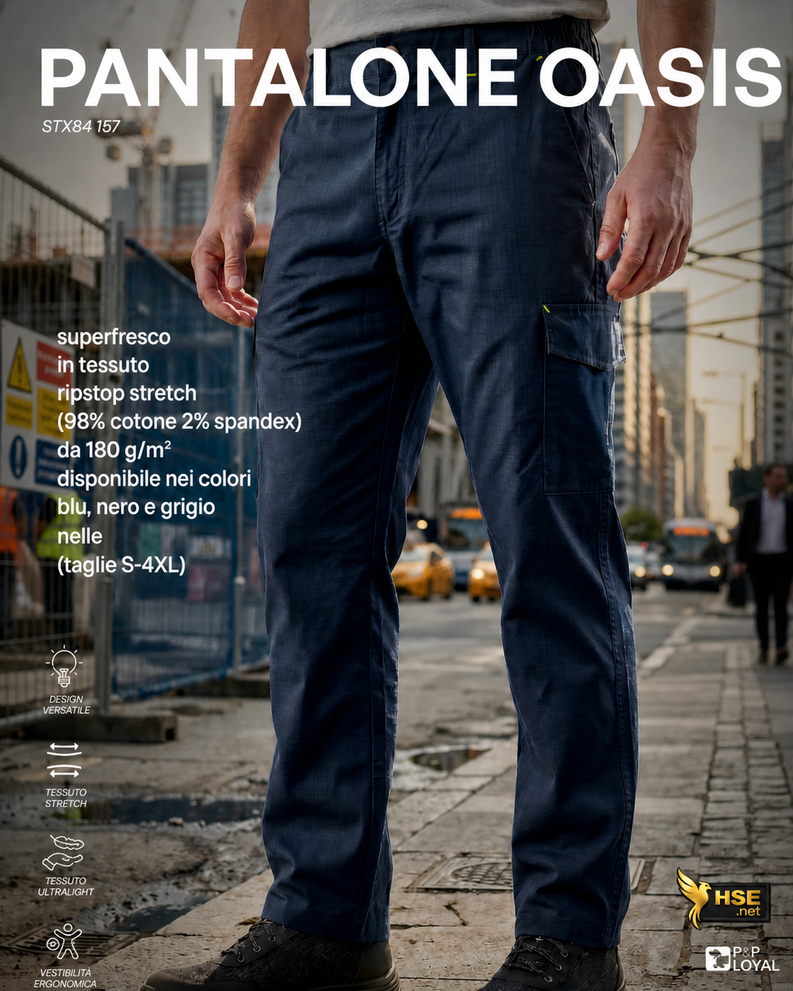 Oasis by P&amp;P: il pantalone superfresco per il workwear moderno</span>