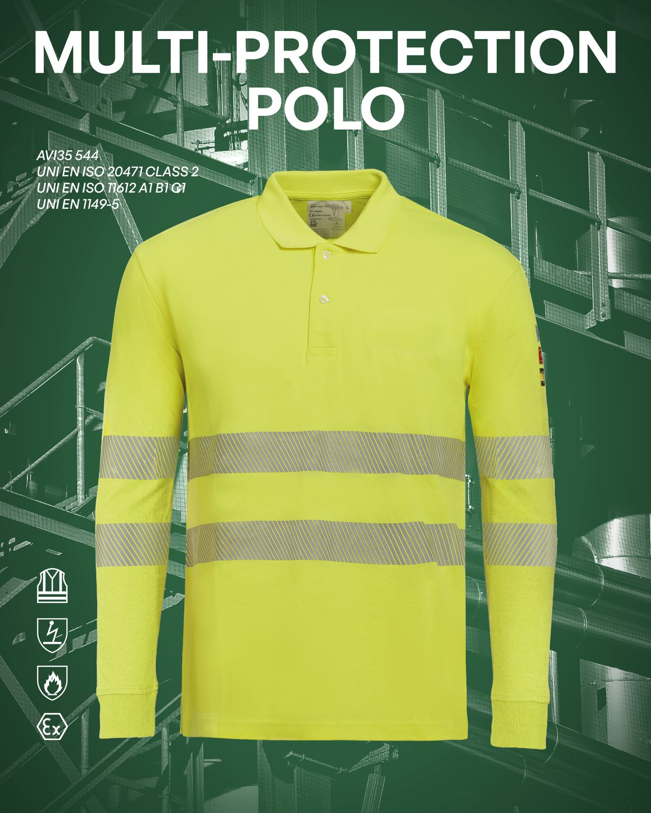 Polo Trivalente Manica Lunga ­ AVI35 544.png