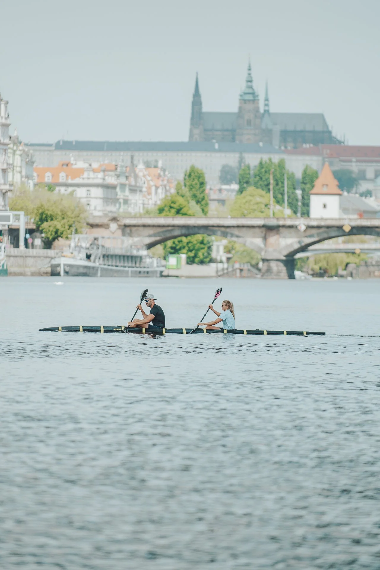 Zkouška vztahu dopadla dobře. Dostál s Paloudovou neměli ve smíšených dvojicích konkurenci