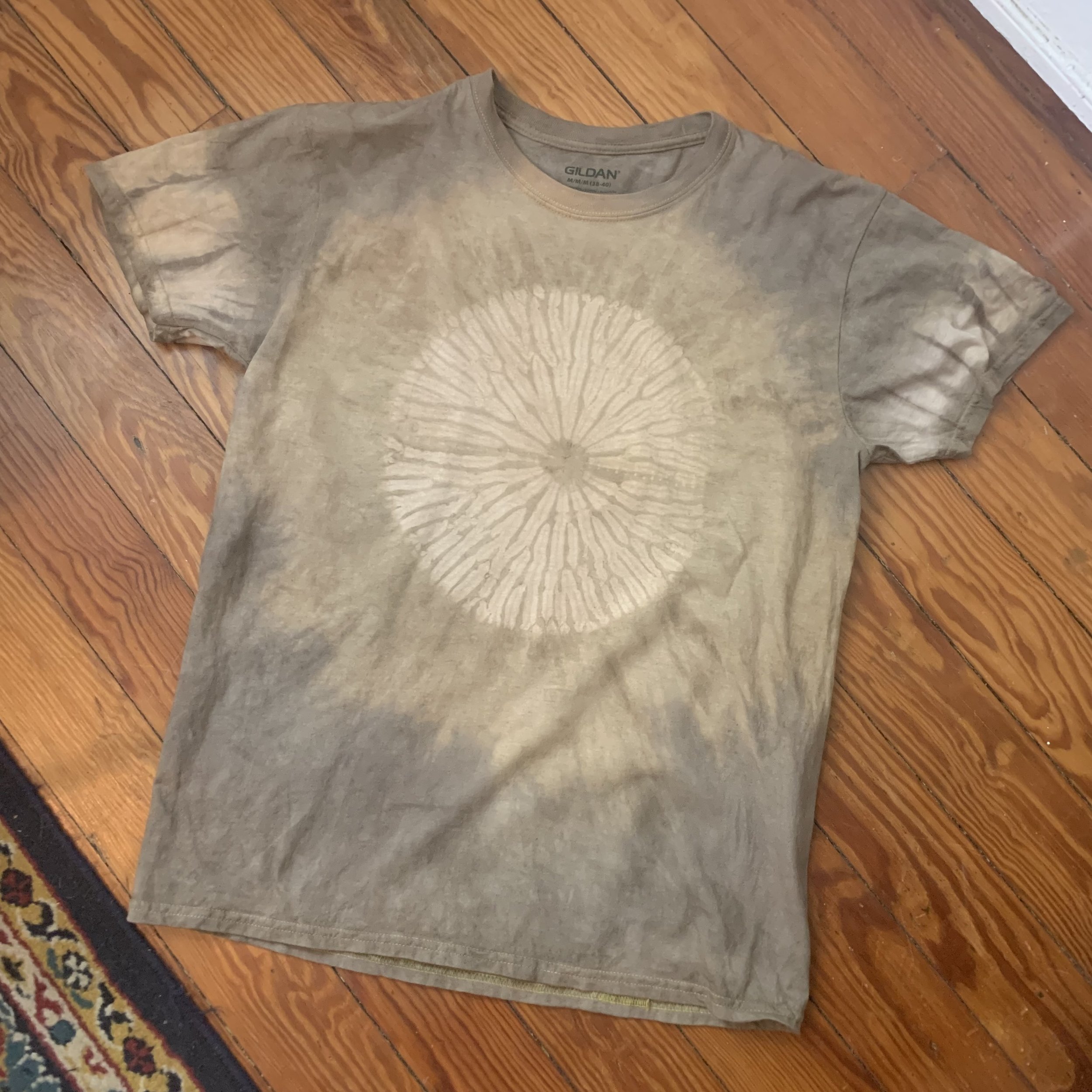Himalayan Rhubarb Root with Mokume Shibori Design