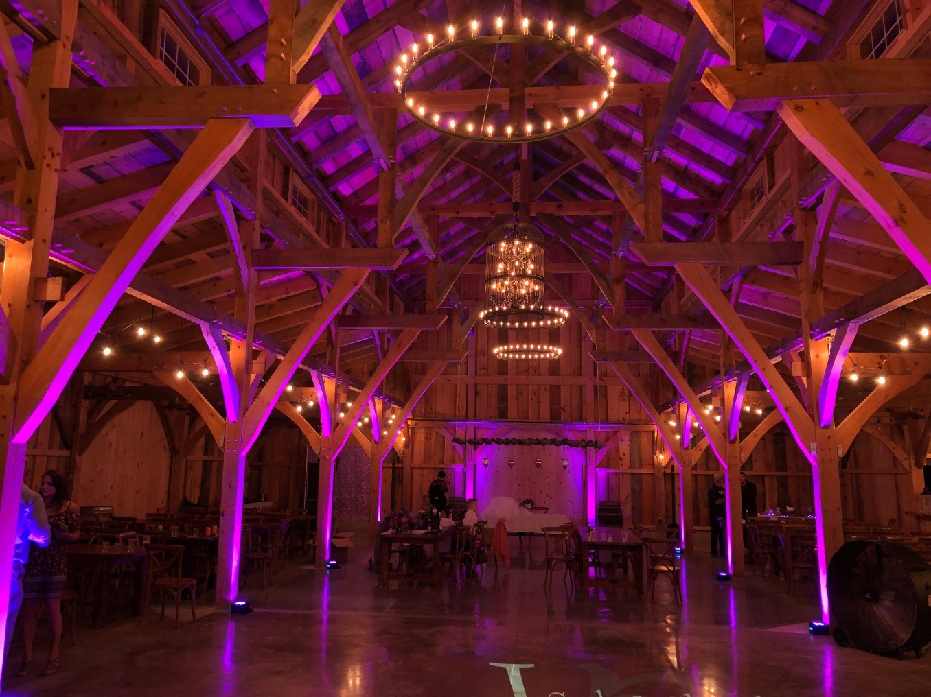 Barn at Lord Howe Valley Uplighting