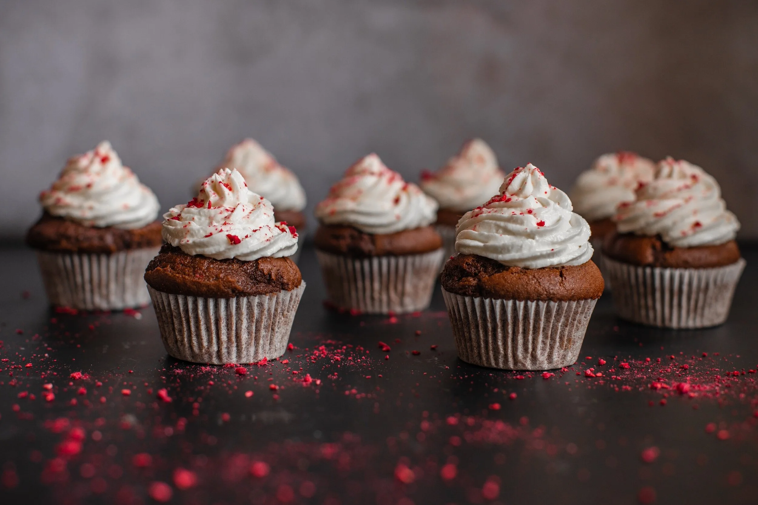 Homemade Red Velvet Cupcakes 