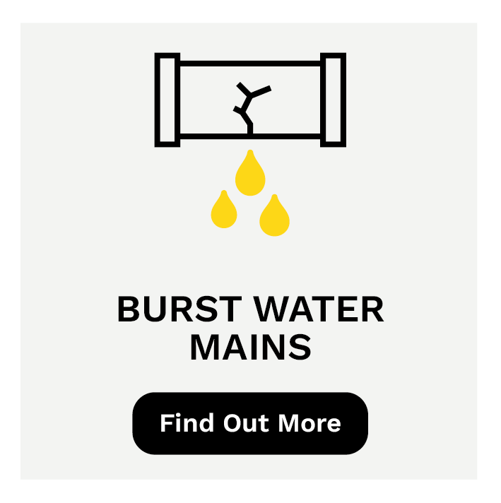 Burst water main service icon