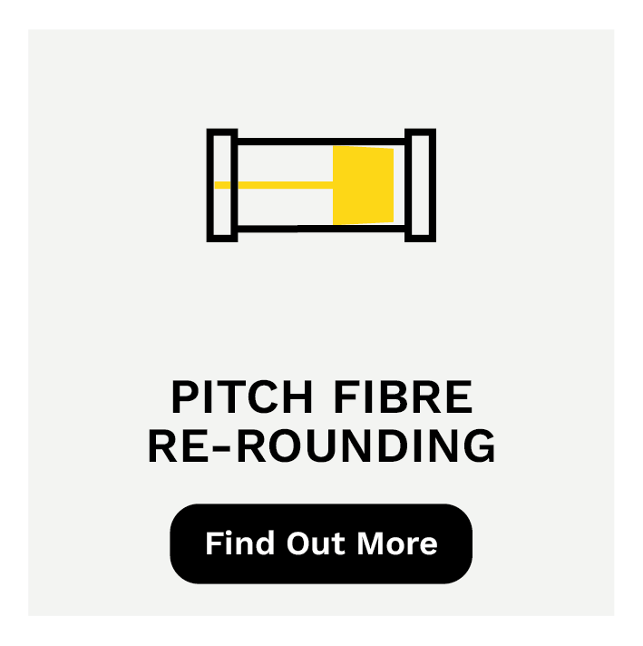 Pitch fibre re rounding service icon