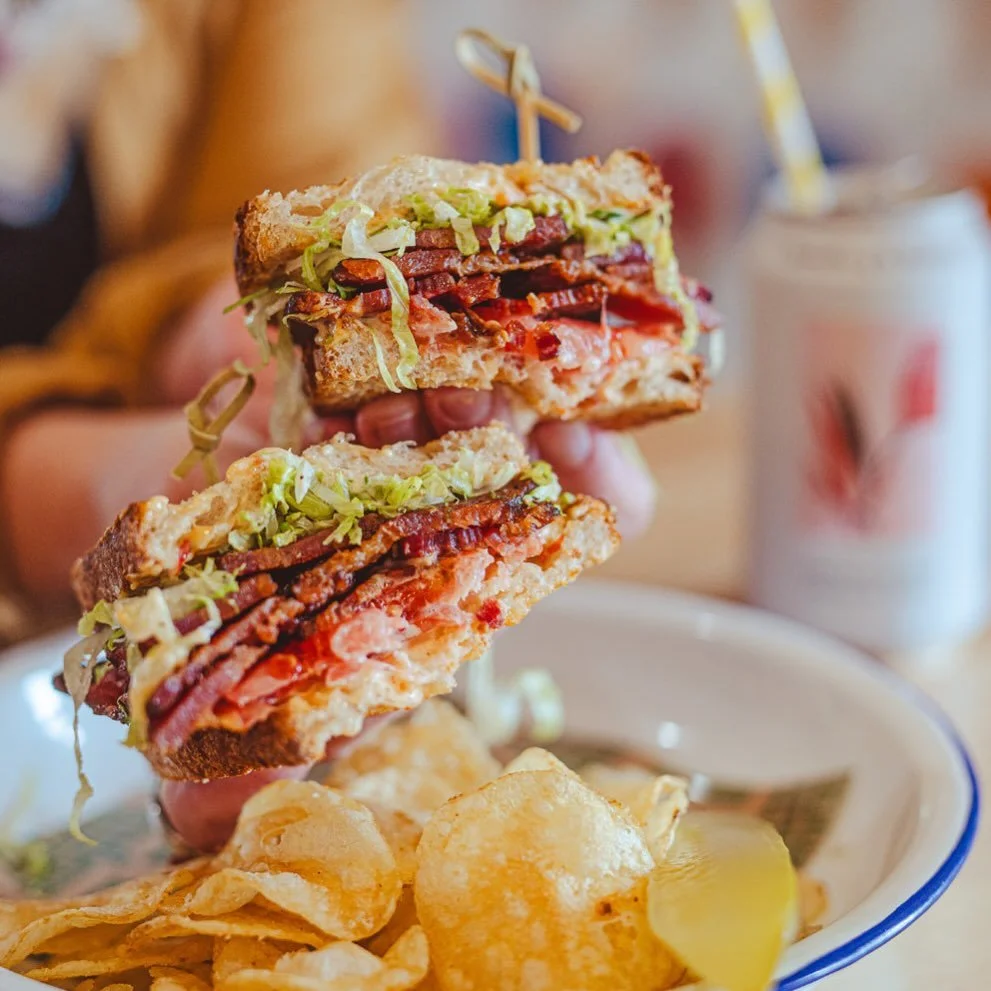 The greatest BLT of all time.  A staple on our menu that has rightfully earned a seriously loyal following.  Every ingredient is simple and delicious, just as it should be.  The real show stopper is our locally smoked thick cut bacon from Hudson&rsqu
