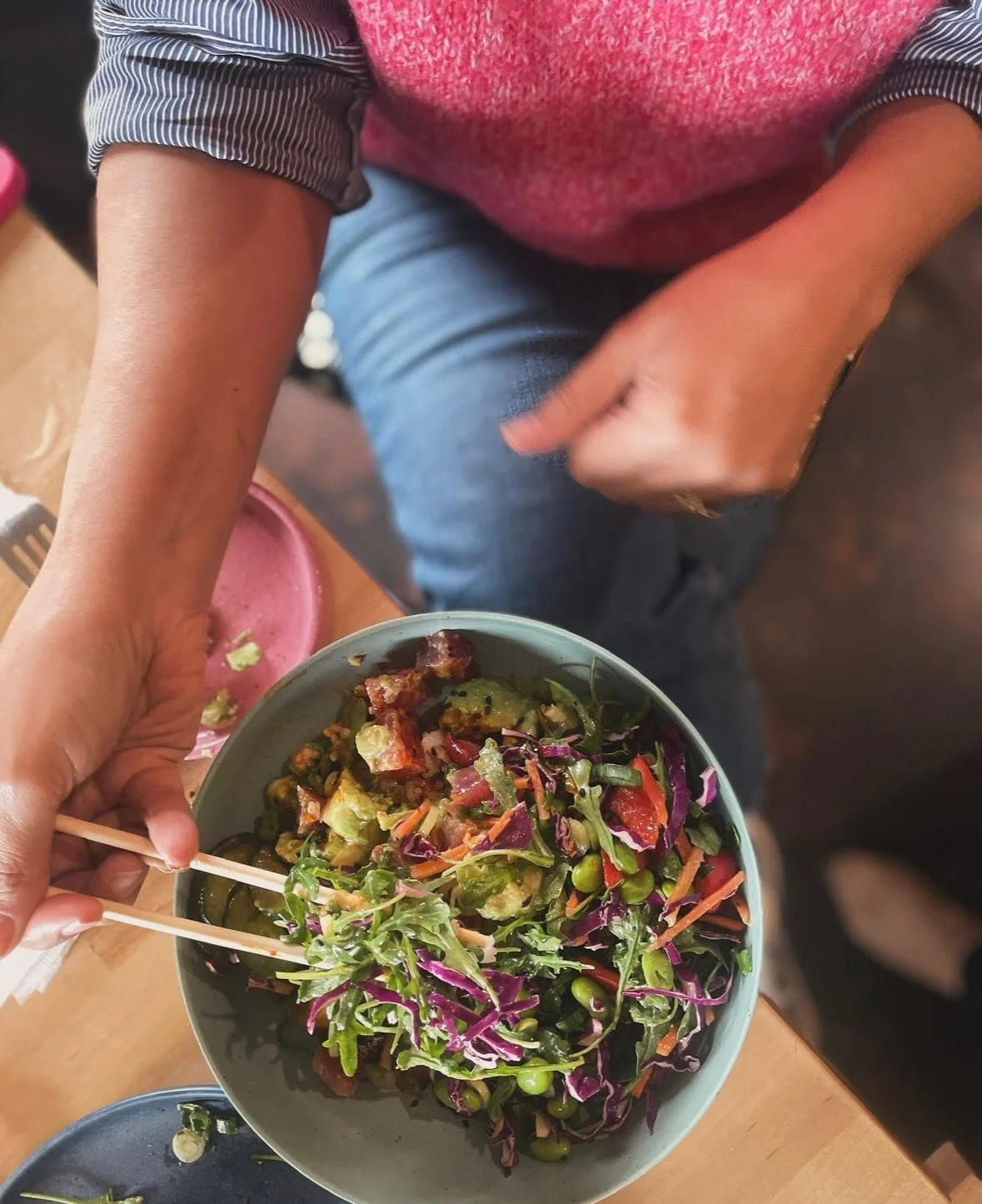 Your day date is calling! Bring your love in this week 💕

Valentines isn&rsquo;t just one night&mdash; and these specials won&rsquo;t last forever.

🥗 Ahi Tuna Poke Salad on special
🍓Strawberry Cheesecake for 2
💗Pink Strawberry Rice Krispie Treat