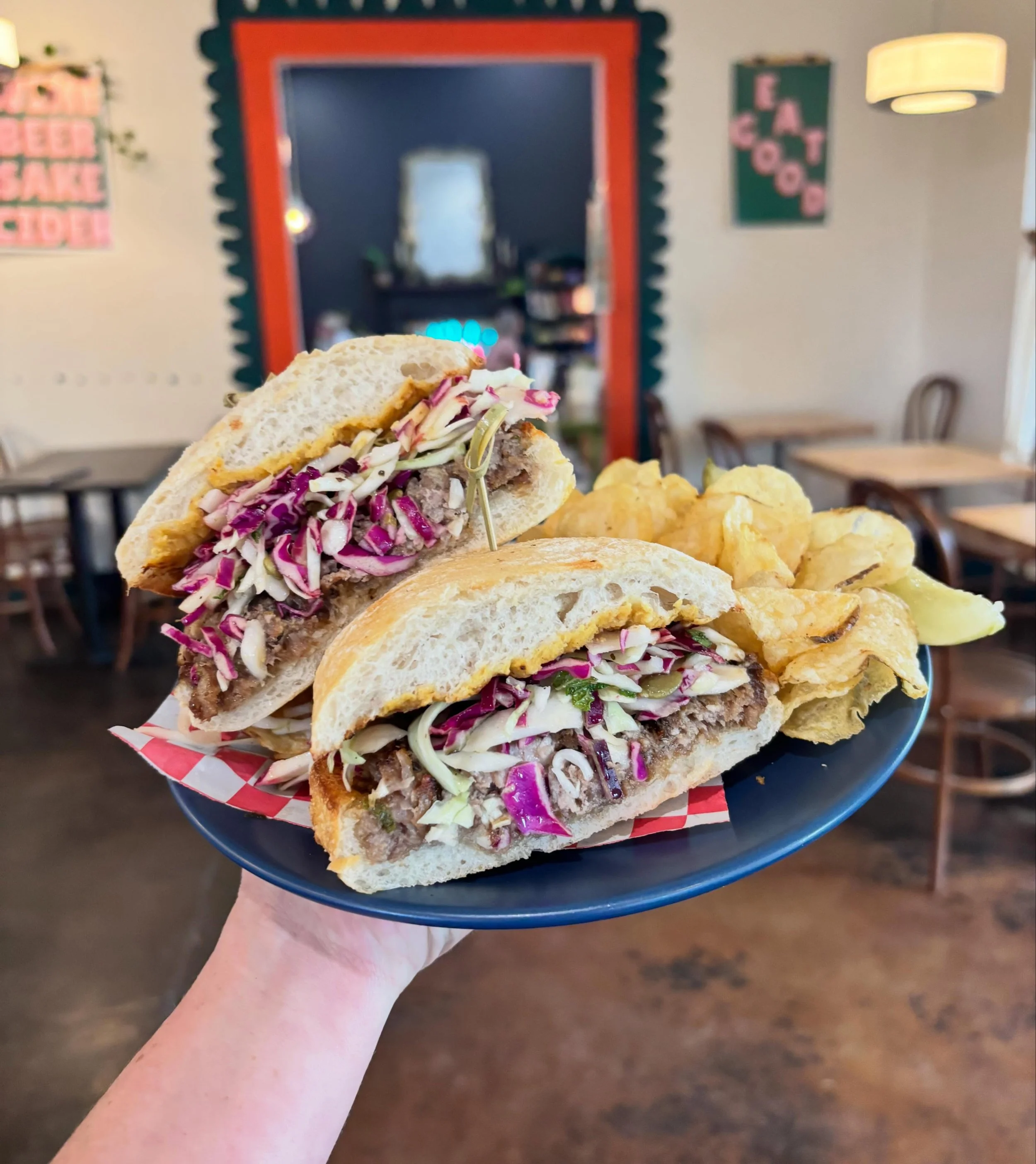 This month&rsquo;s special is coming for you, and we don&rsquo;t call it &lsquo;The Best Sandwich&rsquo; to be humble. 

Slow roasted pork shoulder, jonathan&rsquo;s ridiculous black garlic apple butter (that already had its own fan club), a little D