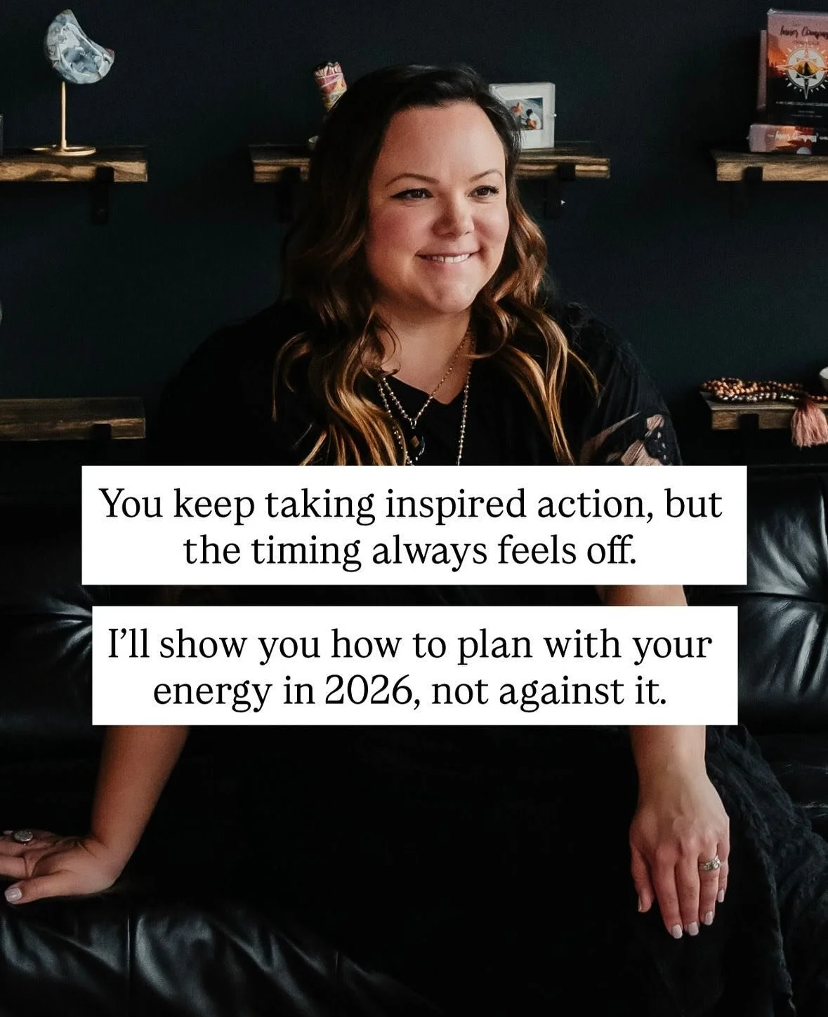You&rsquo;re in the right place 🫶🏼⁠
⁠
If your goal is to: 🌿 Feel clear and aligned heading into 2026 🌙 Know when to rest and when to leap 🔮 Stop doubting your intuition and start trusting your timing⁠
⁠
My Year-Ahead Reading gives you an energet
