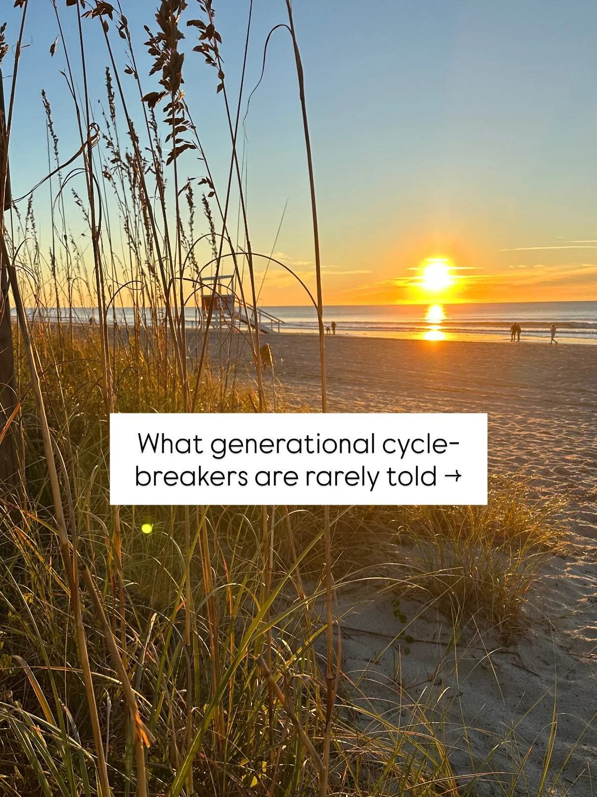 I was talking about cycle-breaking recently with someone that I&rsquo;ve been lucky enough to reconnect with.

She said, &ldquo;I&rsquo;m trying.&rdquo;

And it struck me that as cycle-breakers, we are often so hard on ourselves. If that&rsquo;s you,
