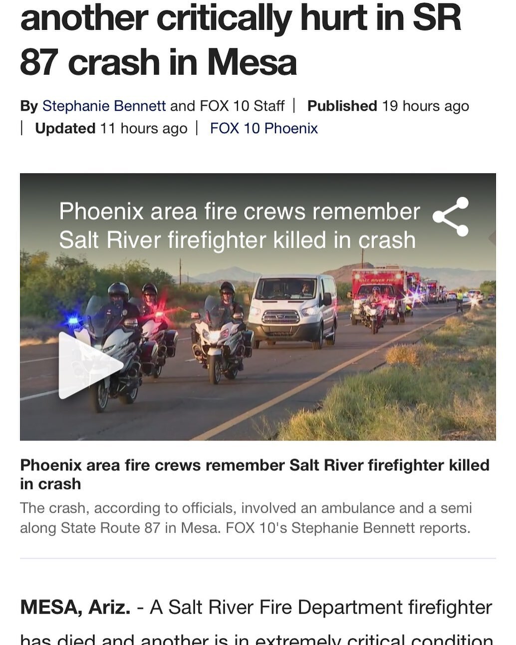 A tragedy, and one we see all too often. Roadway safety is under prioritized in modern legislature and road design. Keep yourself safe on these roads.