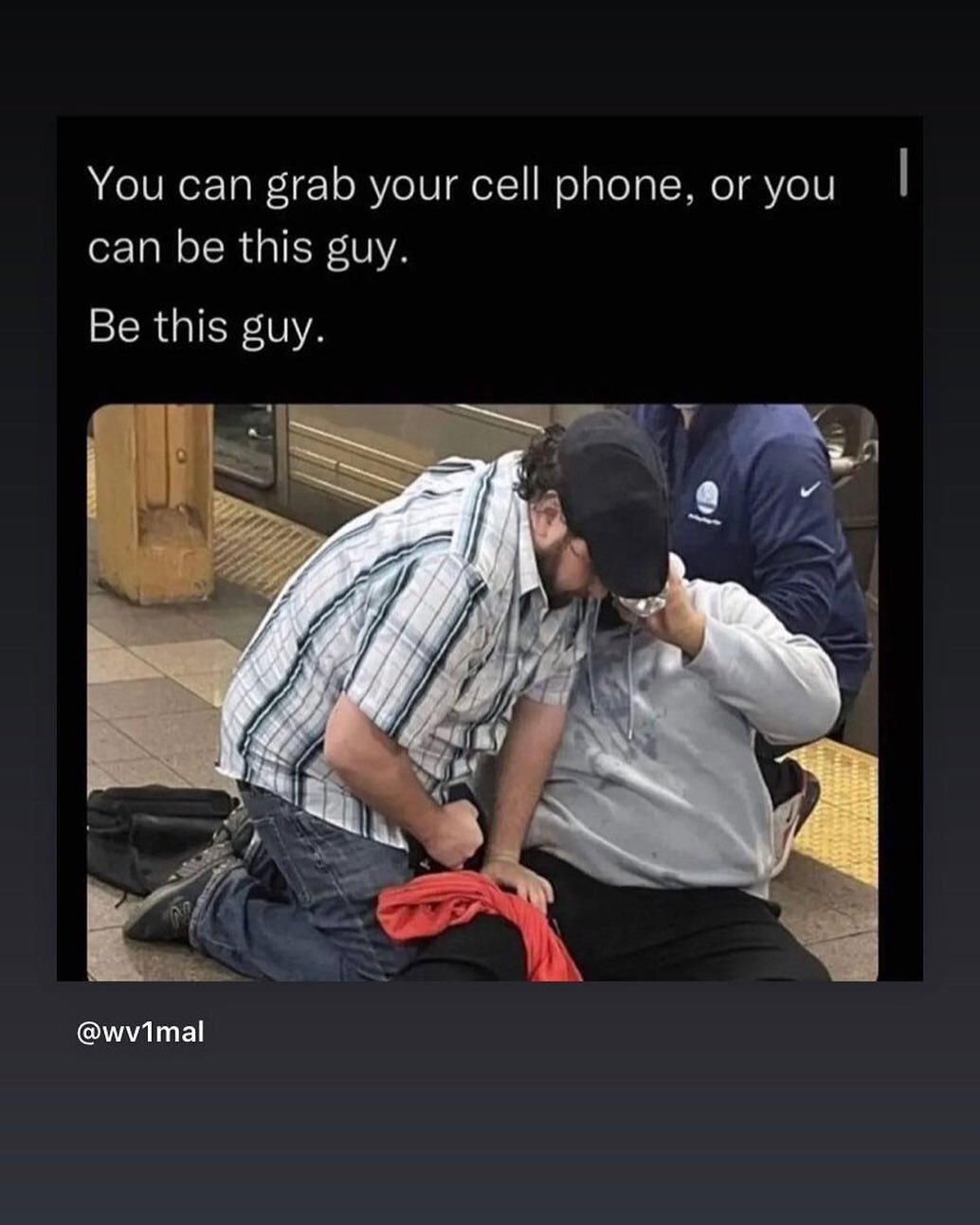 BLEEDING CONTROL IS RELEVANT TO US ALL. This photo is taken form the recent NYC subway shooting in Brooklyn. Do you think the man in this photo thought that he would be forced to save the life of another when he woke up that morning? No one thinks th