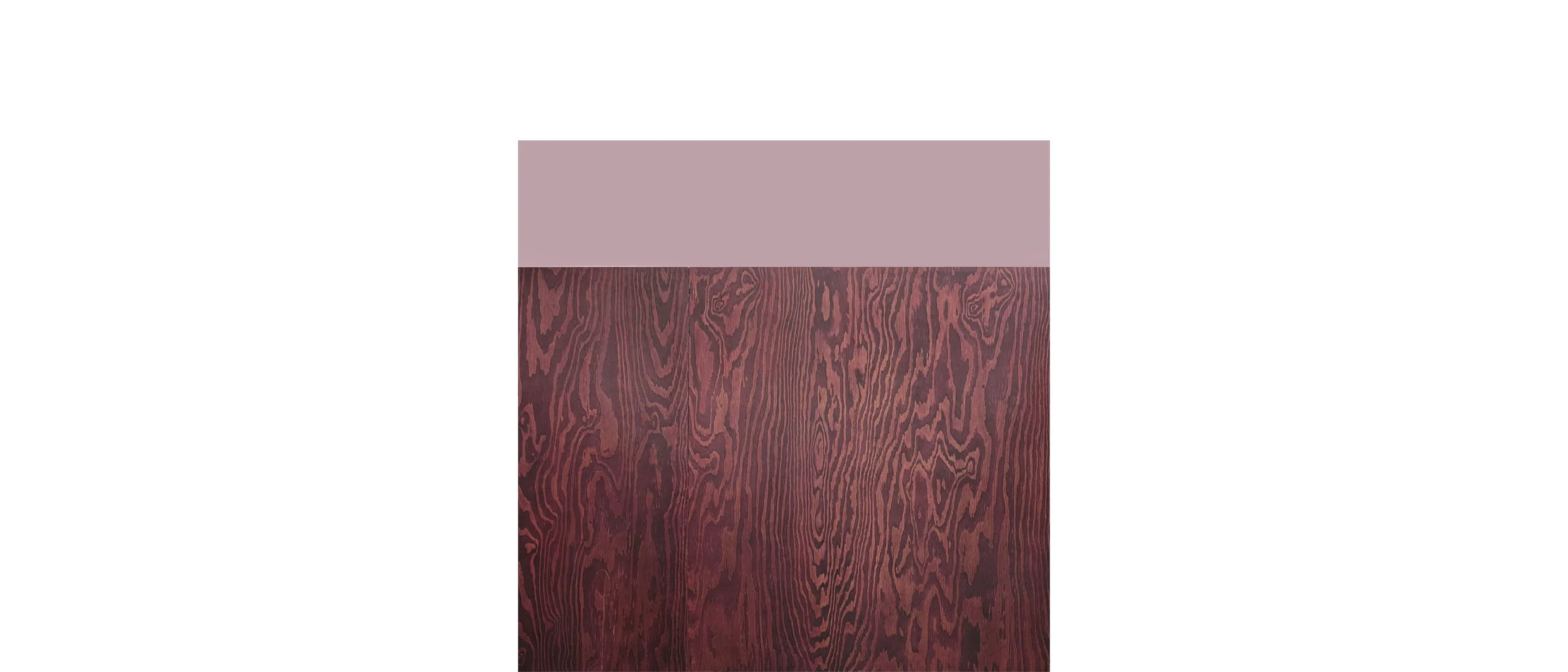 Plywood bathroom