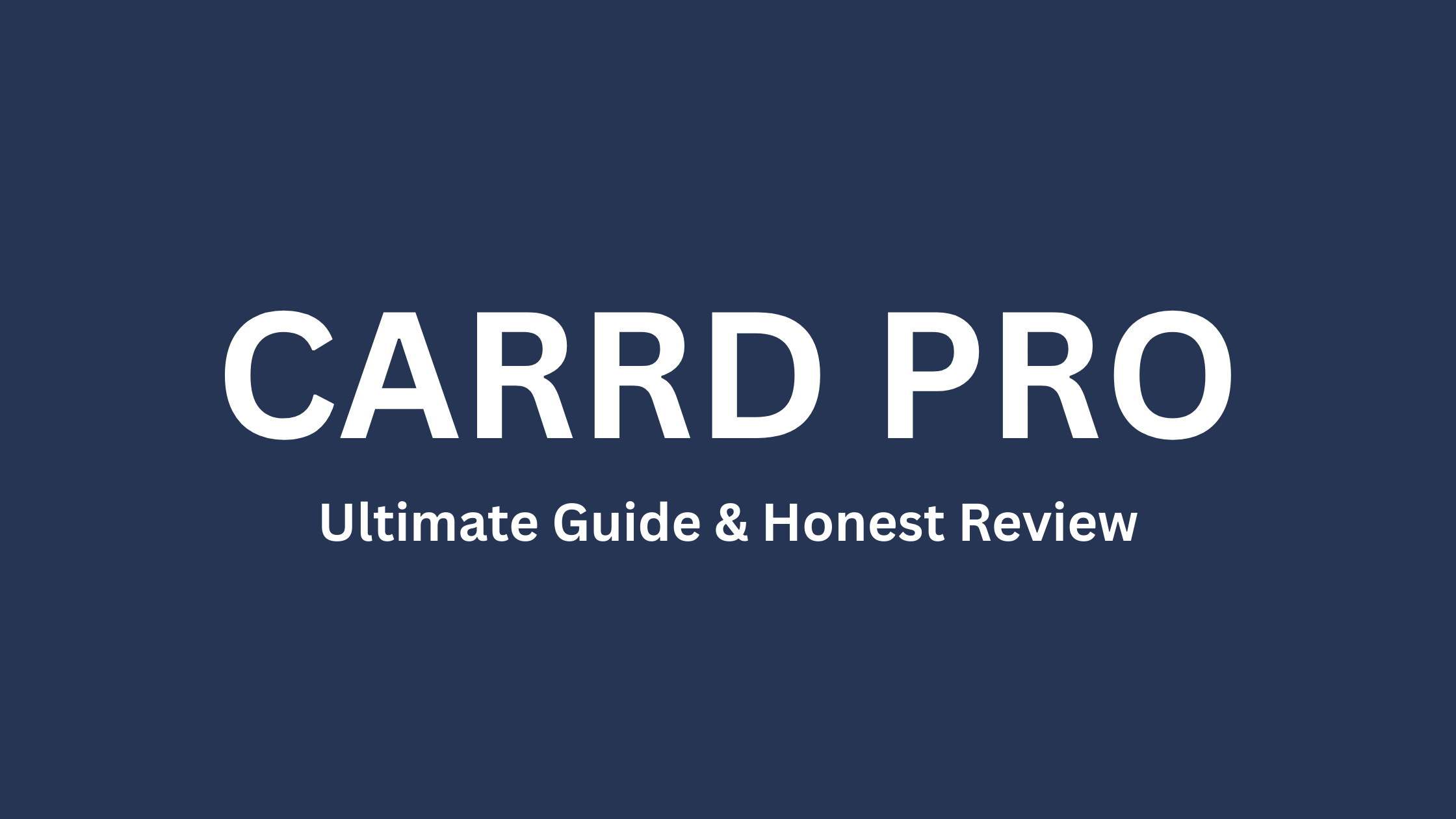 Cardro Pro Carrd Pro (2026): The Ultimate Guide + Honest Review