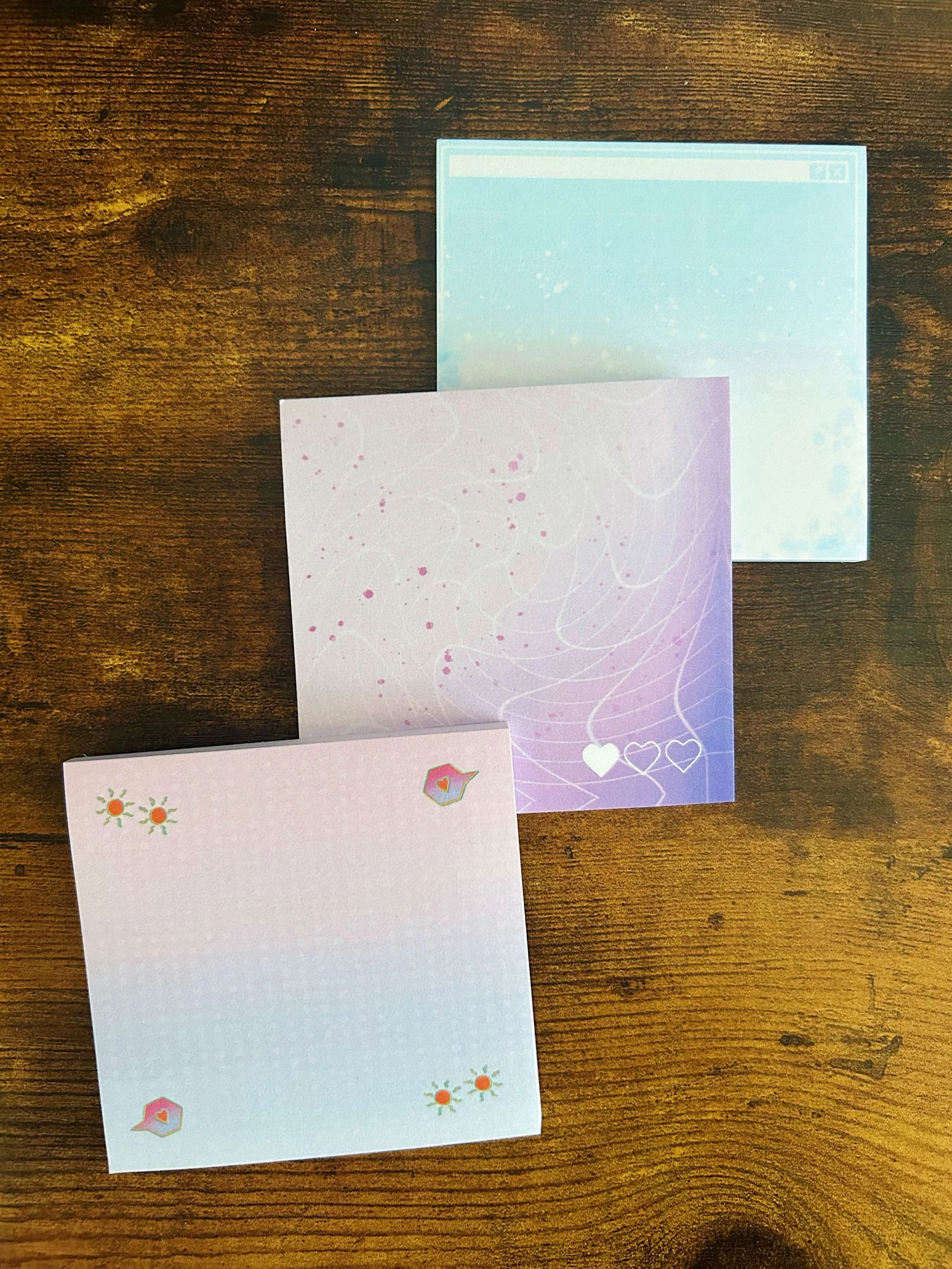 3" x 3" sticky notes