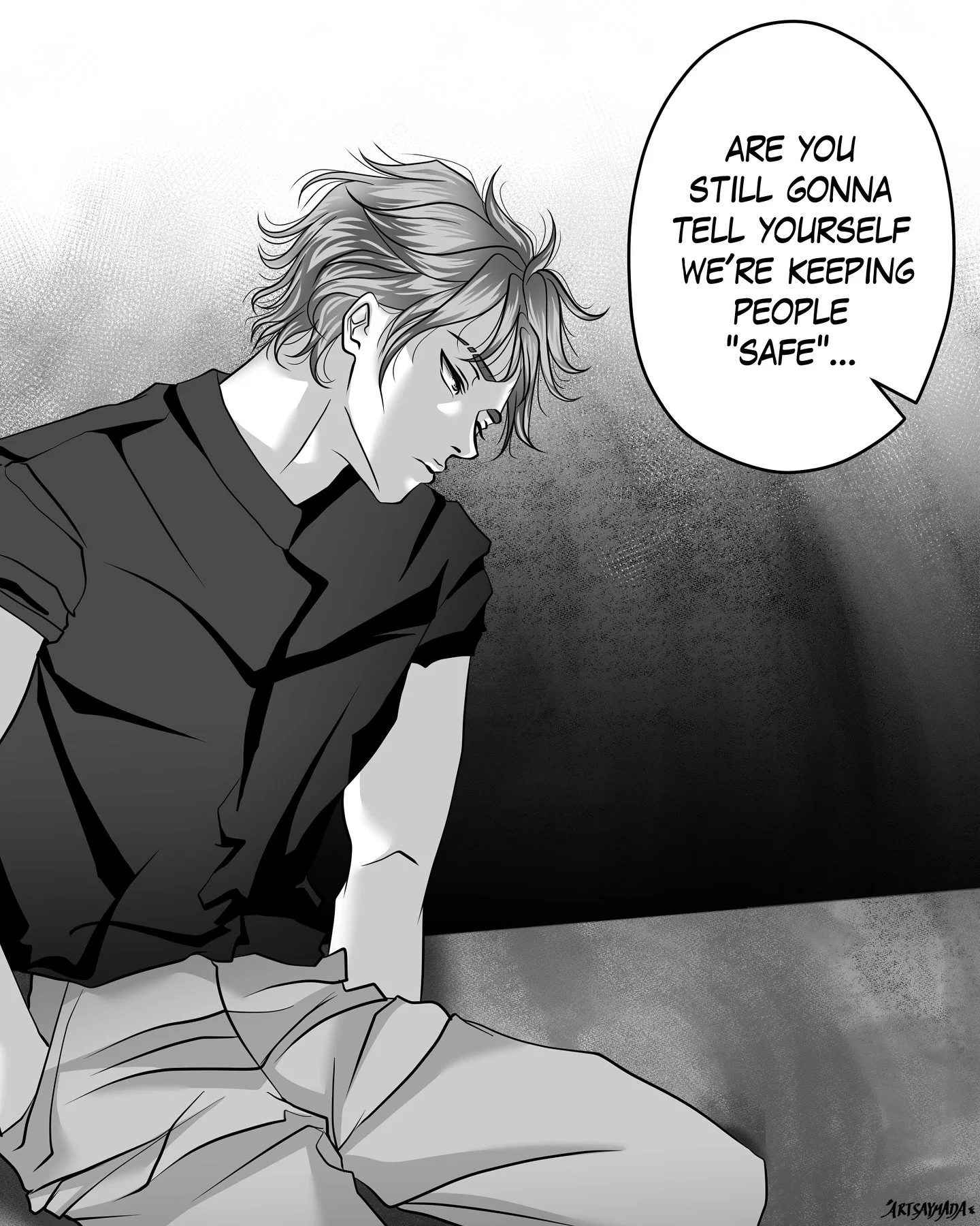 Throwback to Bulgogi Punks Phrase 1 💥 I&rsquo;ve shared these panels before, but it feels right to share again for this throwback series. If you&rsquo;re caught up, then you can probably guess what kinds of thoughts are running through Cane&rsquo;s 