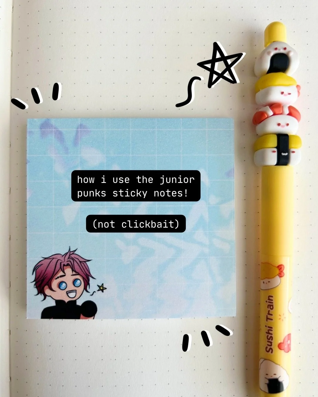 They&rsquo;re helpful in their world AND ours 🗒️✨ What do you write on your sticky notes?
.
If you&rsquo;d like your own sticky notes of these goobers, they&rsquo;re available in my shop! There&rsquo;s a sale going on as well: 15% off site-wide, int