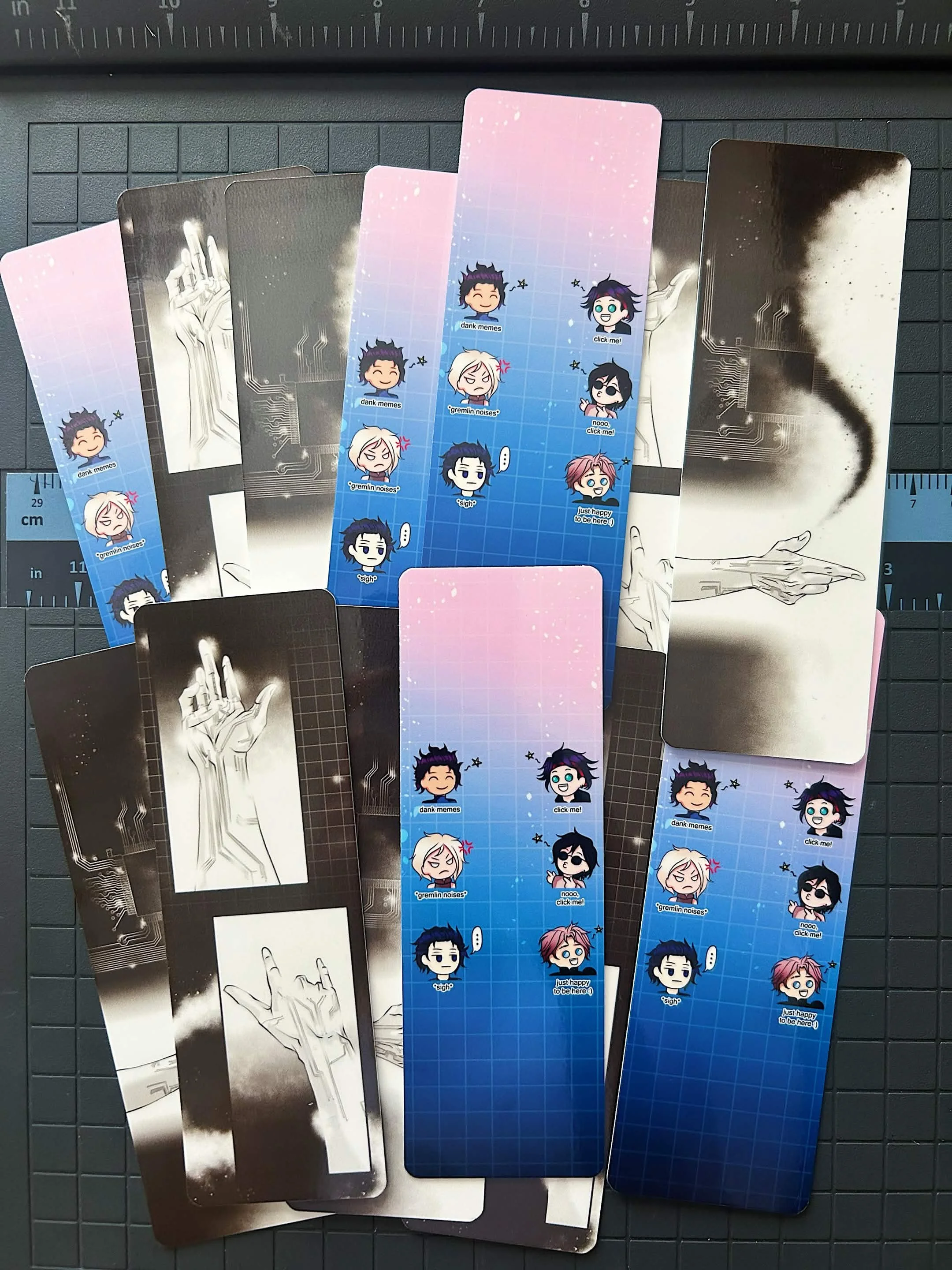 2" x 6" laminated bookmarks
