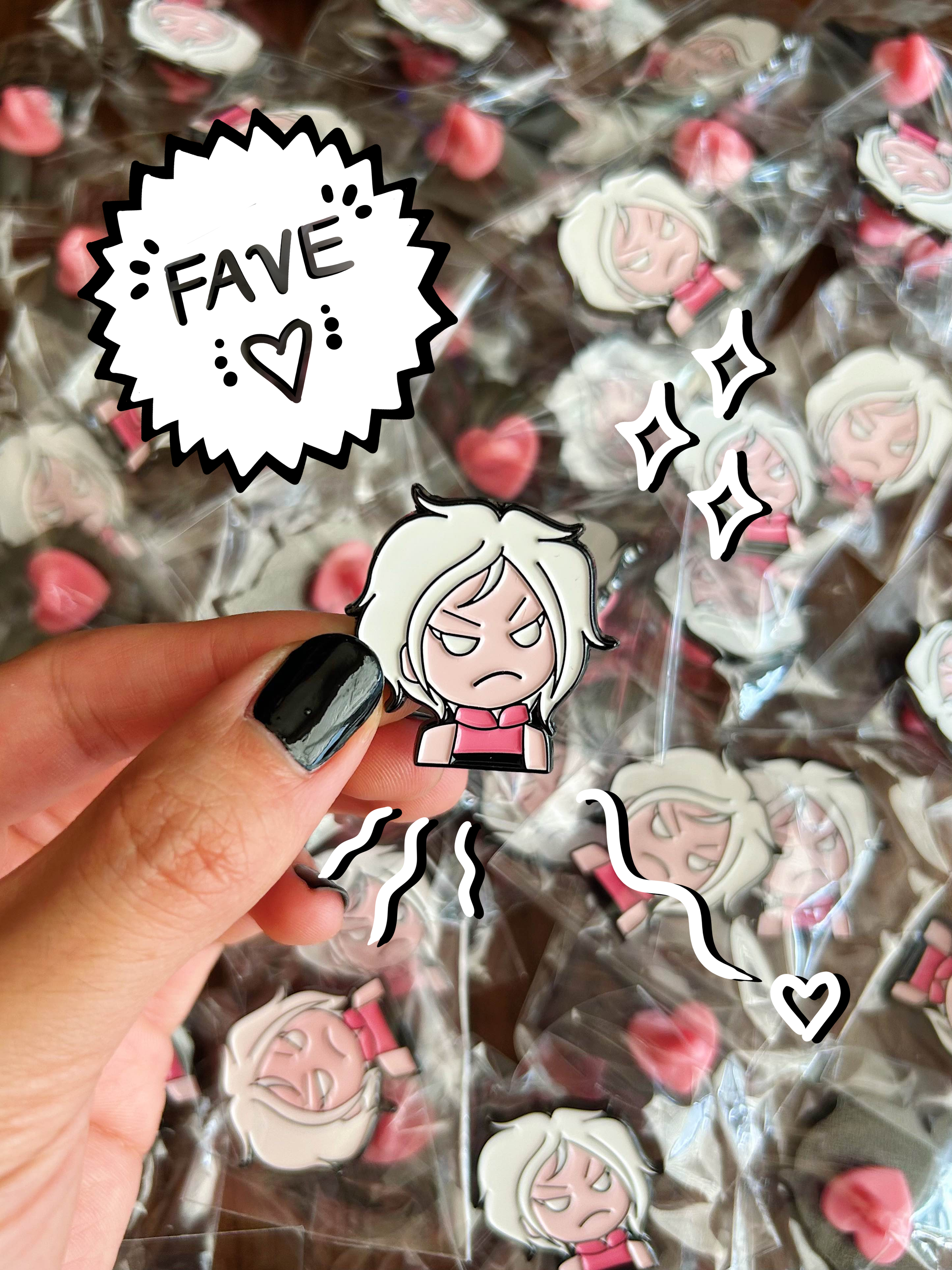 Isa Chibi Soft Enamel Pin
