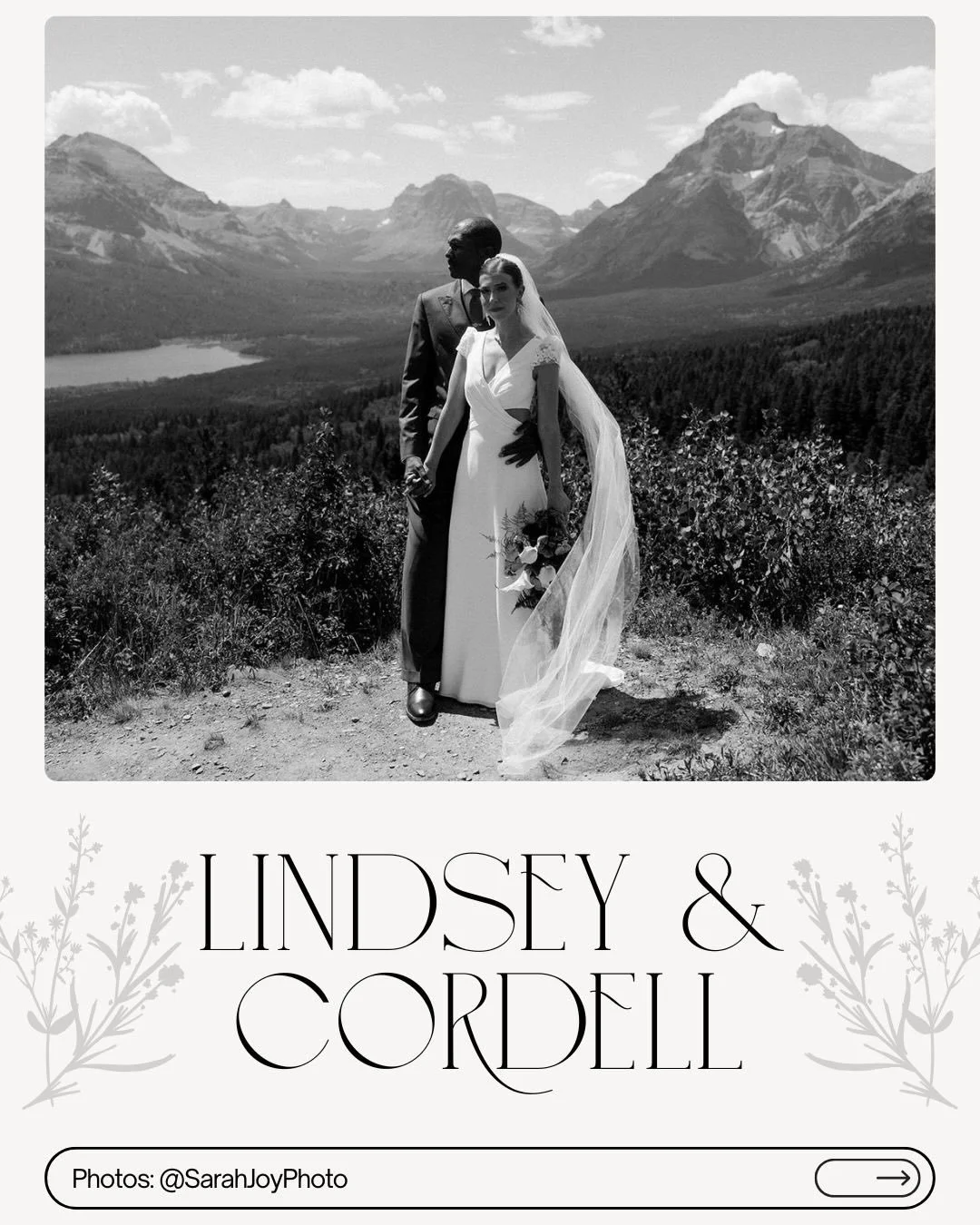 These lovely words from Lindsey and Cordell really lit up my day and filled my heart with the sweetest memory of their fabulous love and that of their joyous friends. Thank you for taking the time to share your thoughts!!

&ldquo;From our first inter