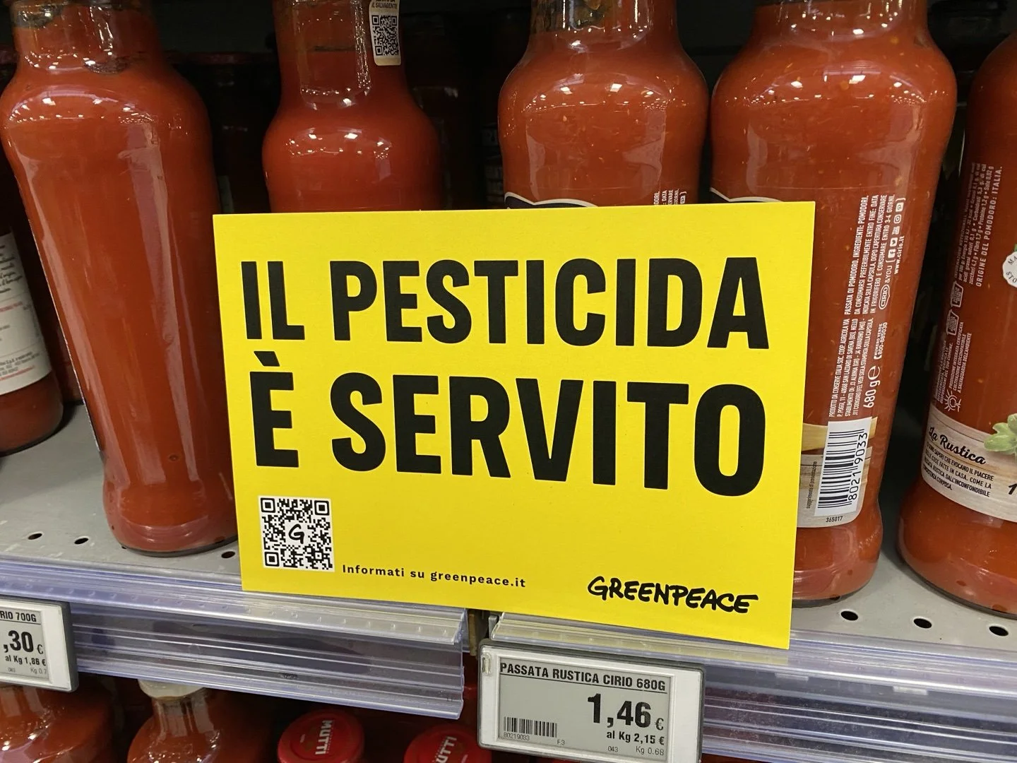 Il pesticida è servito!