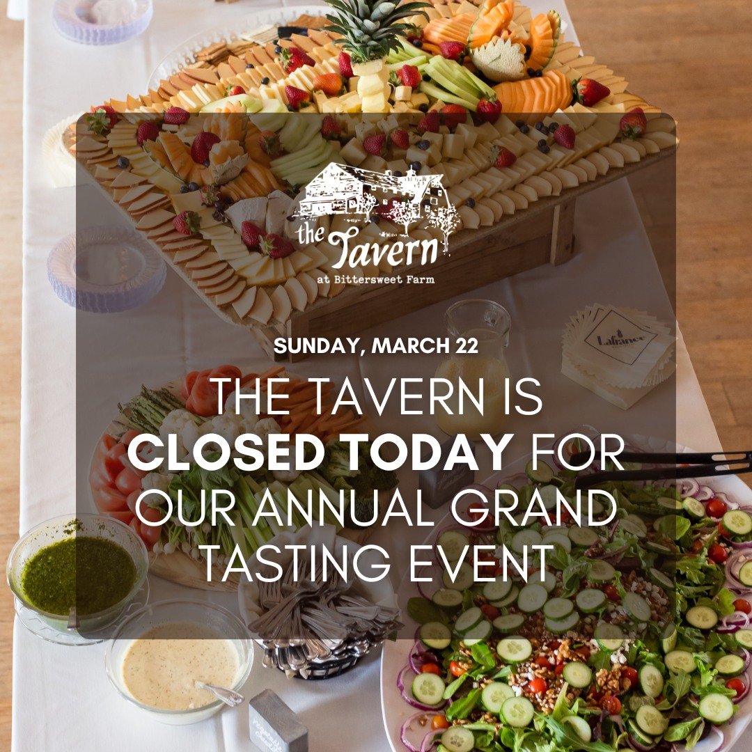 Closed today due to our Annual Grand Tasting Event.

Visit our friends @tencousinsbrickoven just a few minutes down Main Road!