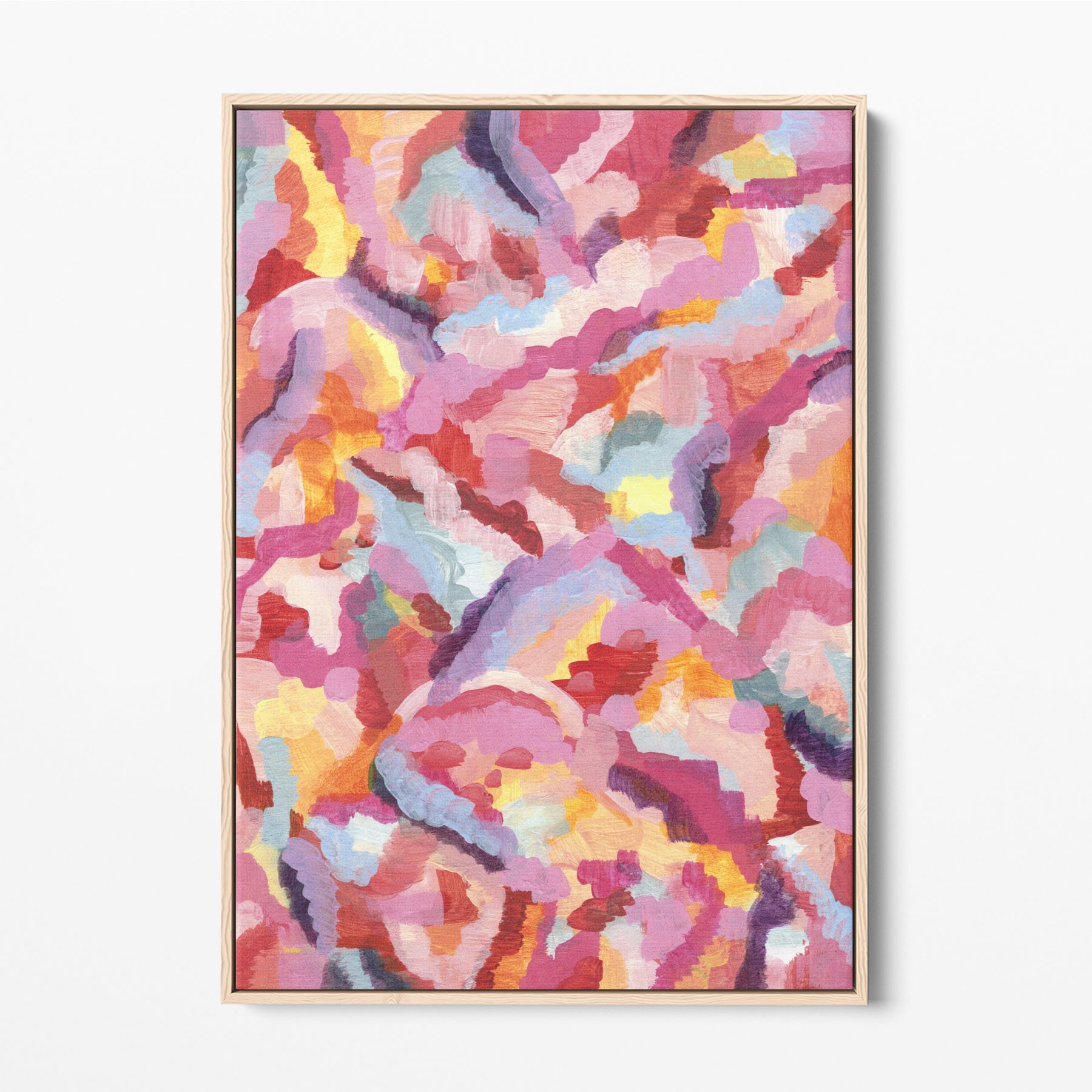 Happy Hour Abstract Painting_Calex Studio_Framed Canvas Art_front.jpg