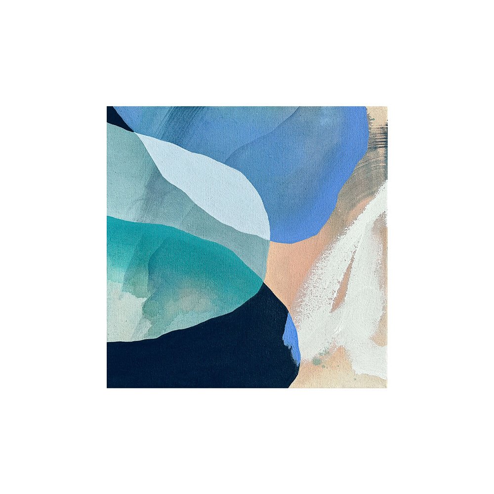What We Revel In - abstract mixed media painting on canvas